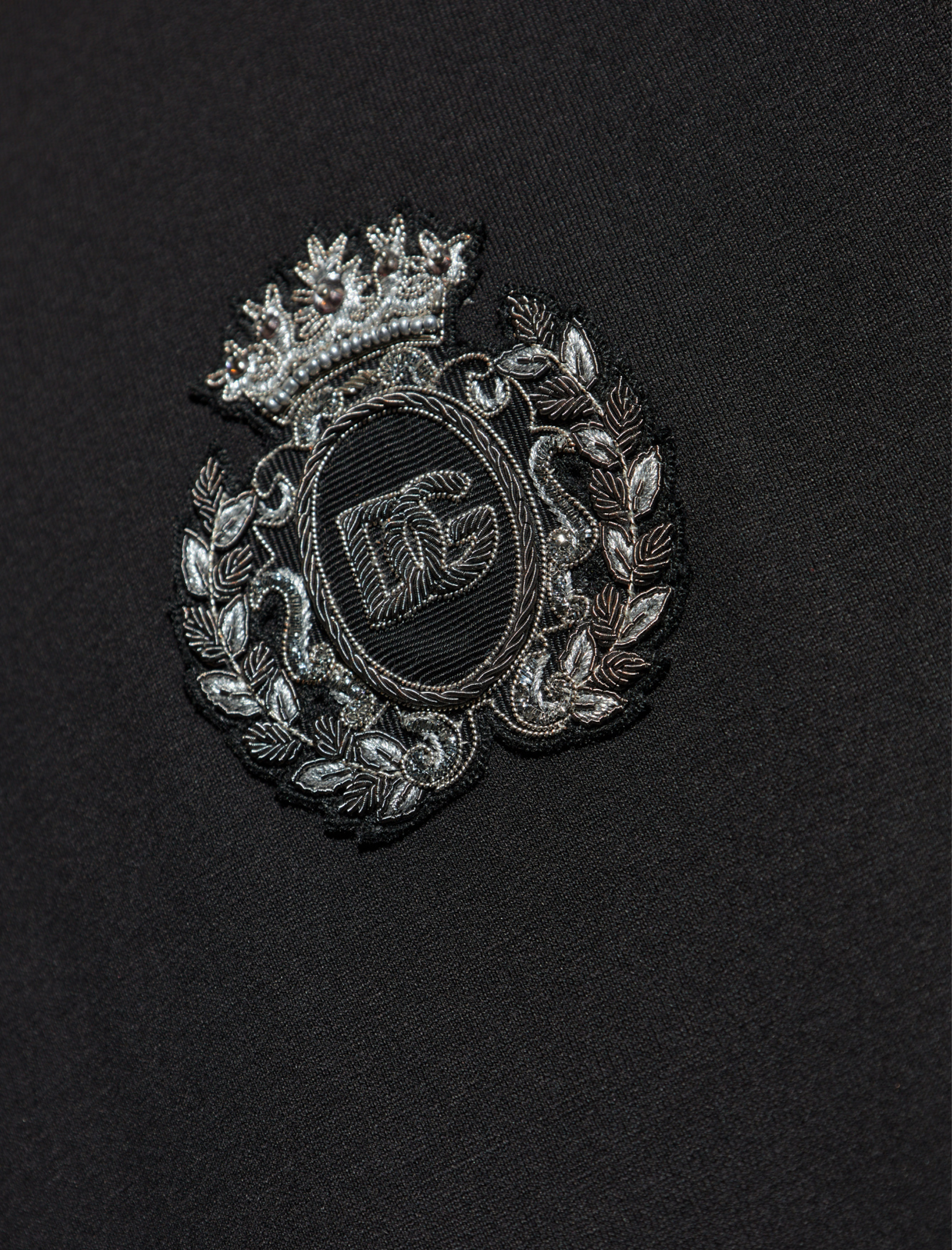 Heraldic patch cotton t-shirt