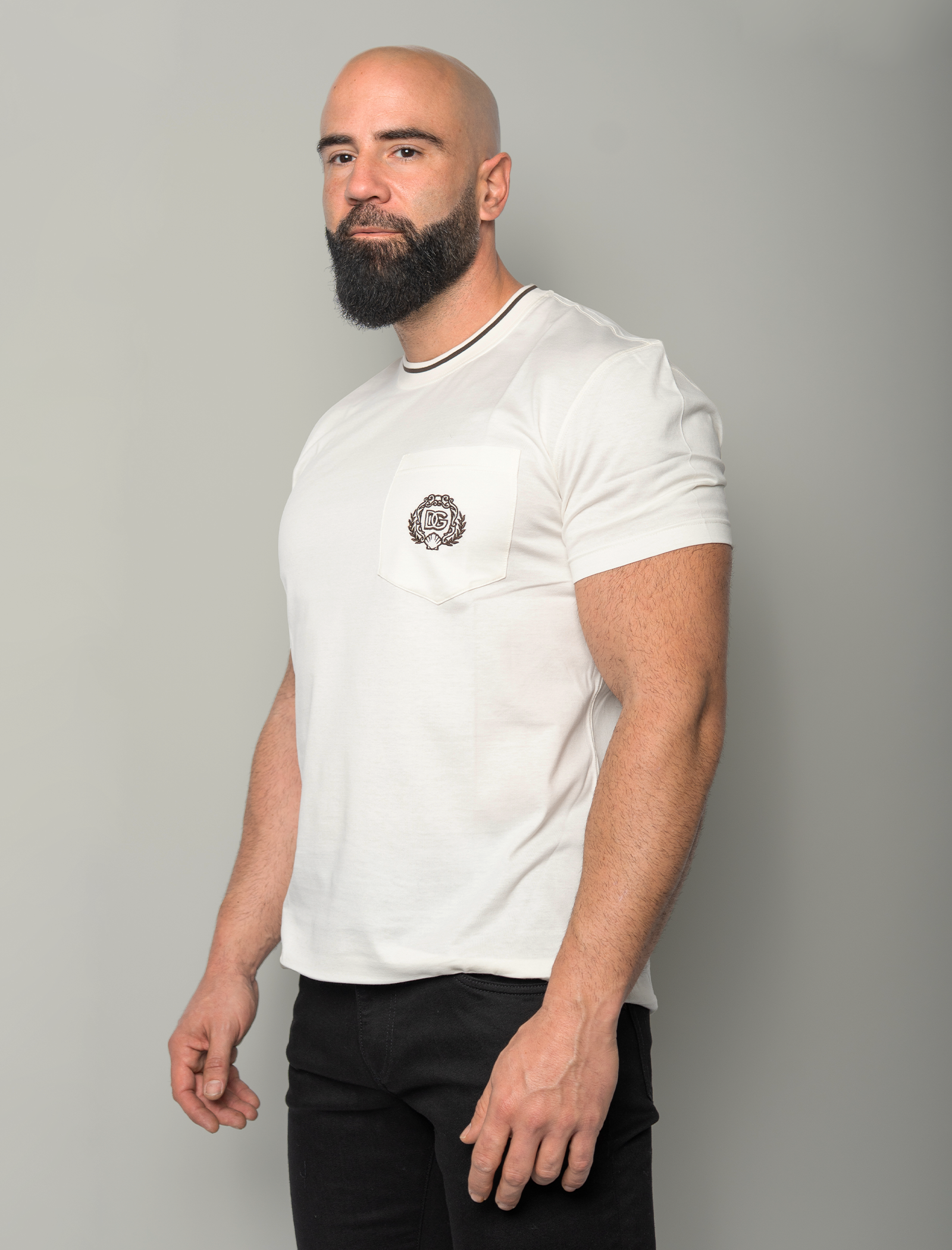Embroidered jersey t-shirt