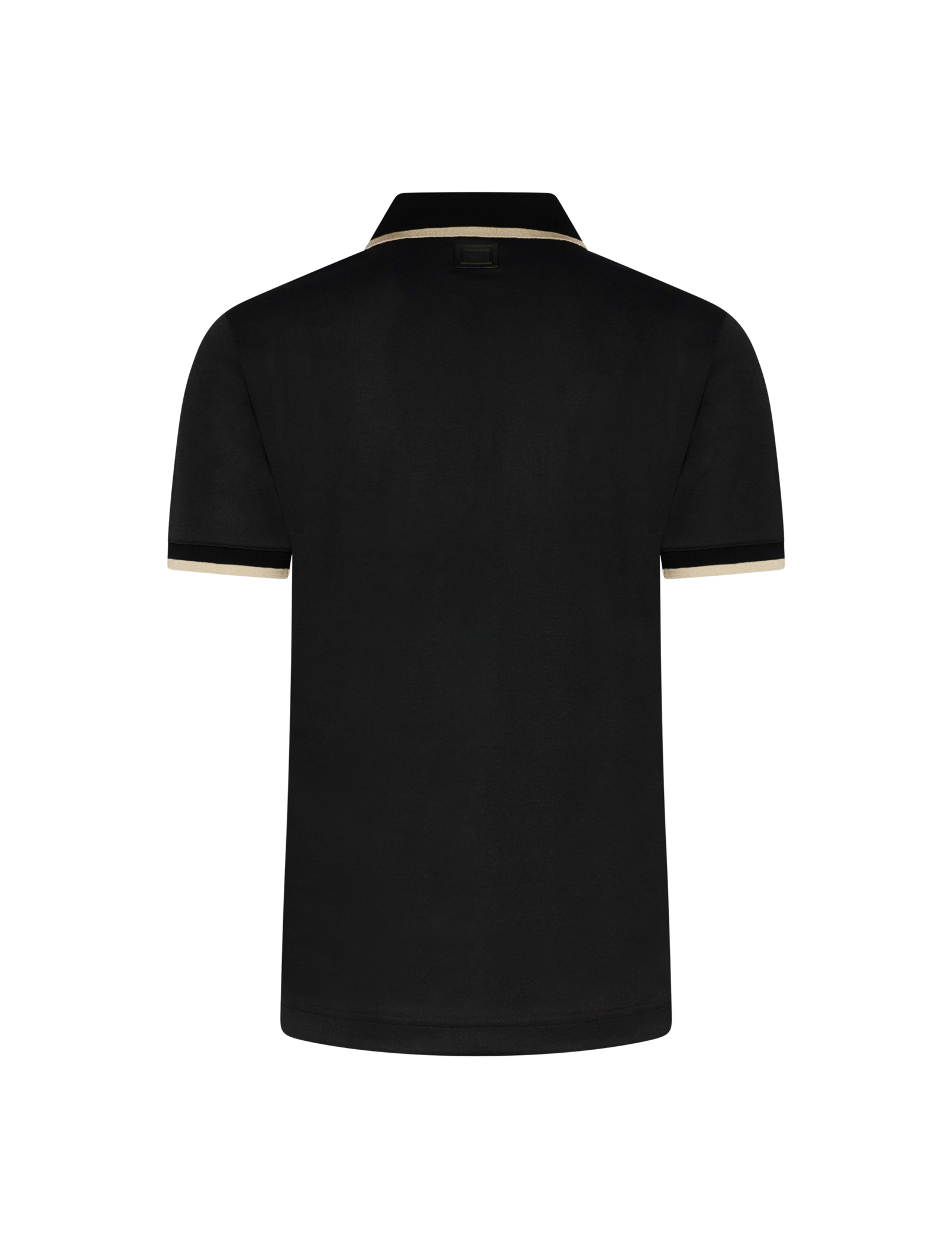 Two-tone jersey polo shirt