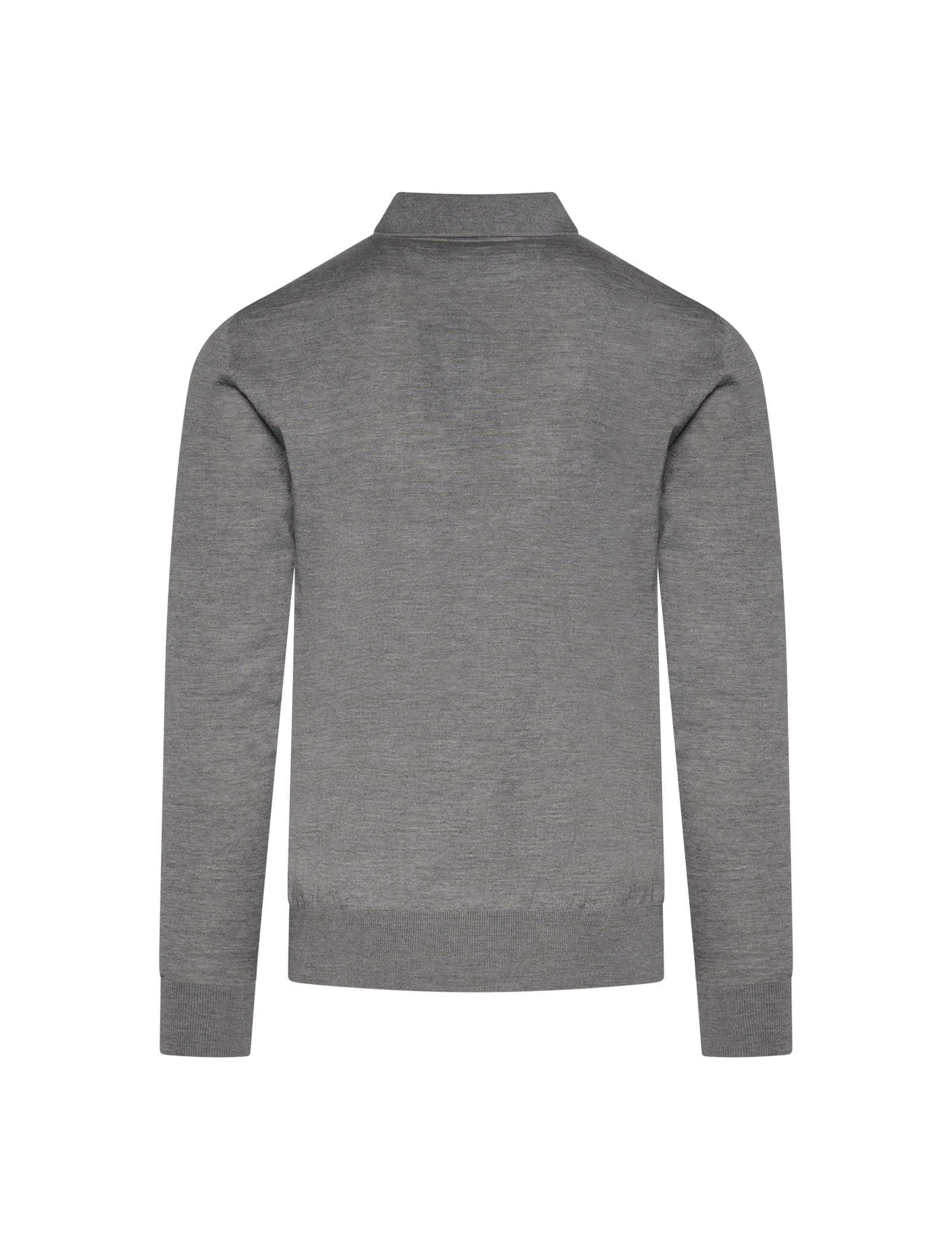 Knitted wool polo shirt