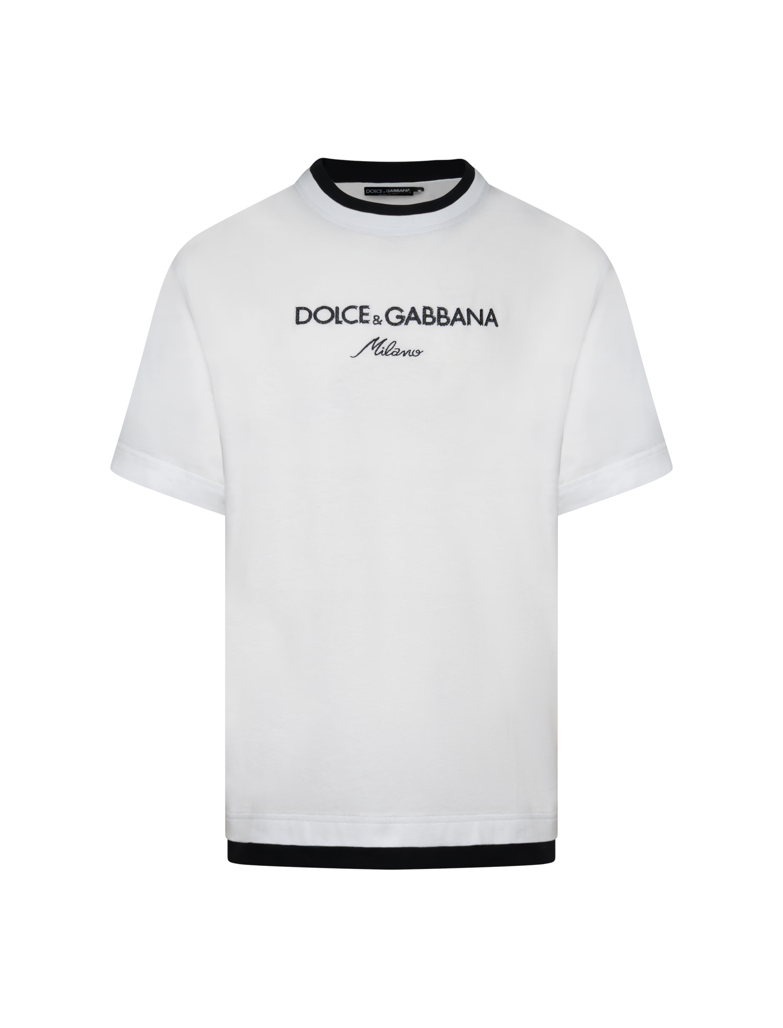 Embroidered logo print t-shirt