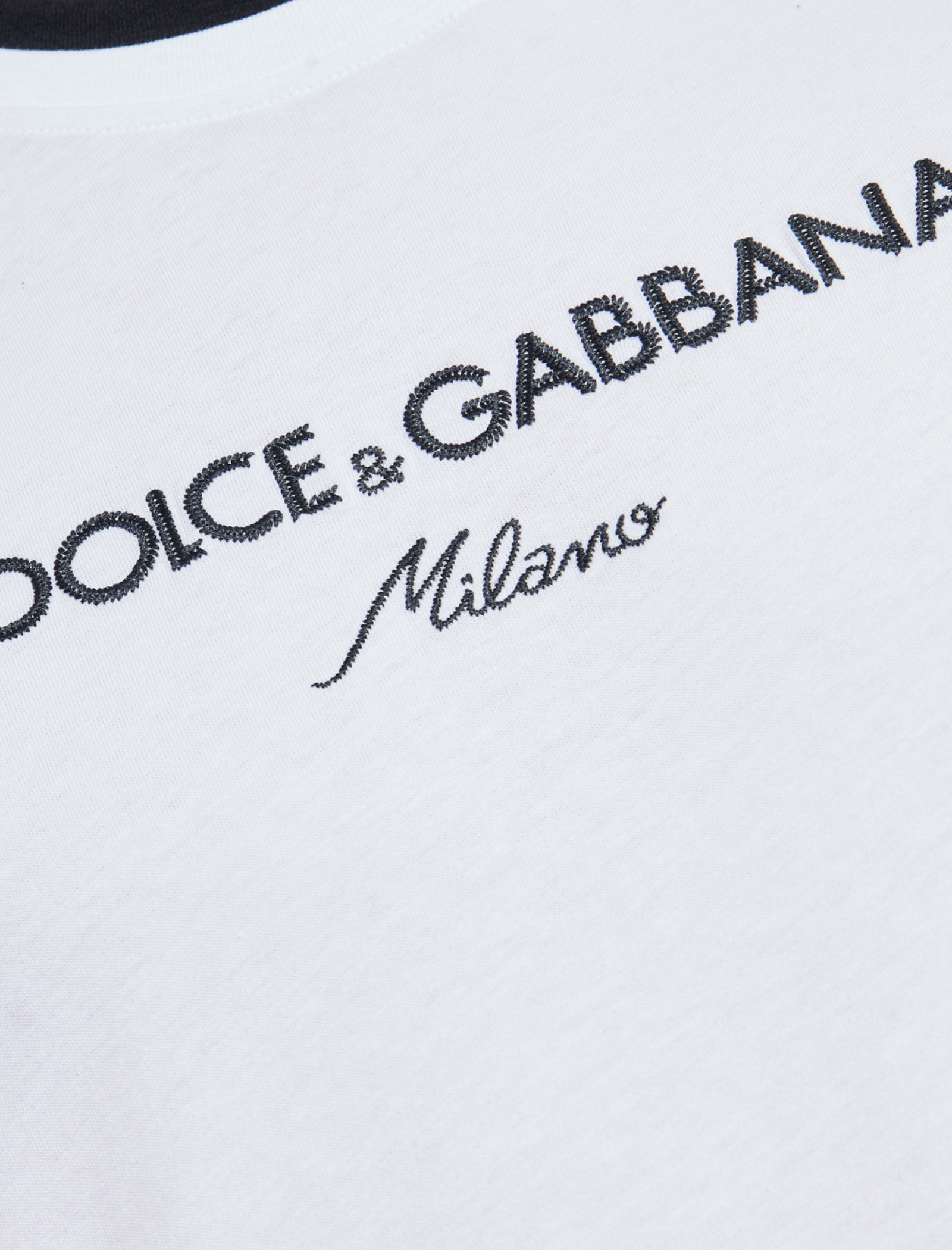 Embroidered logo print t-shirt