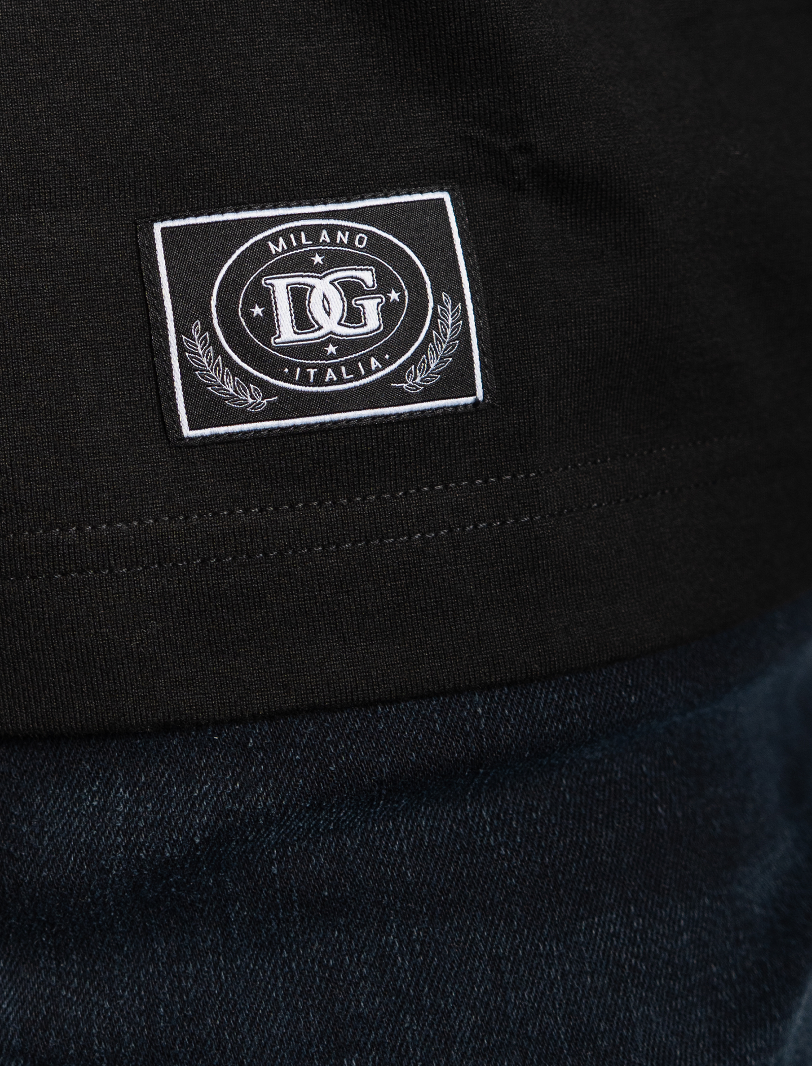Embroidered logo print t-shirt