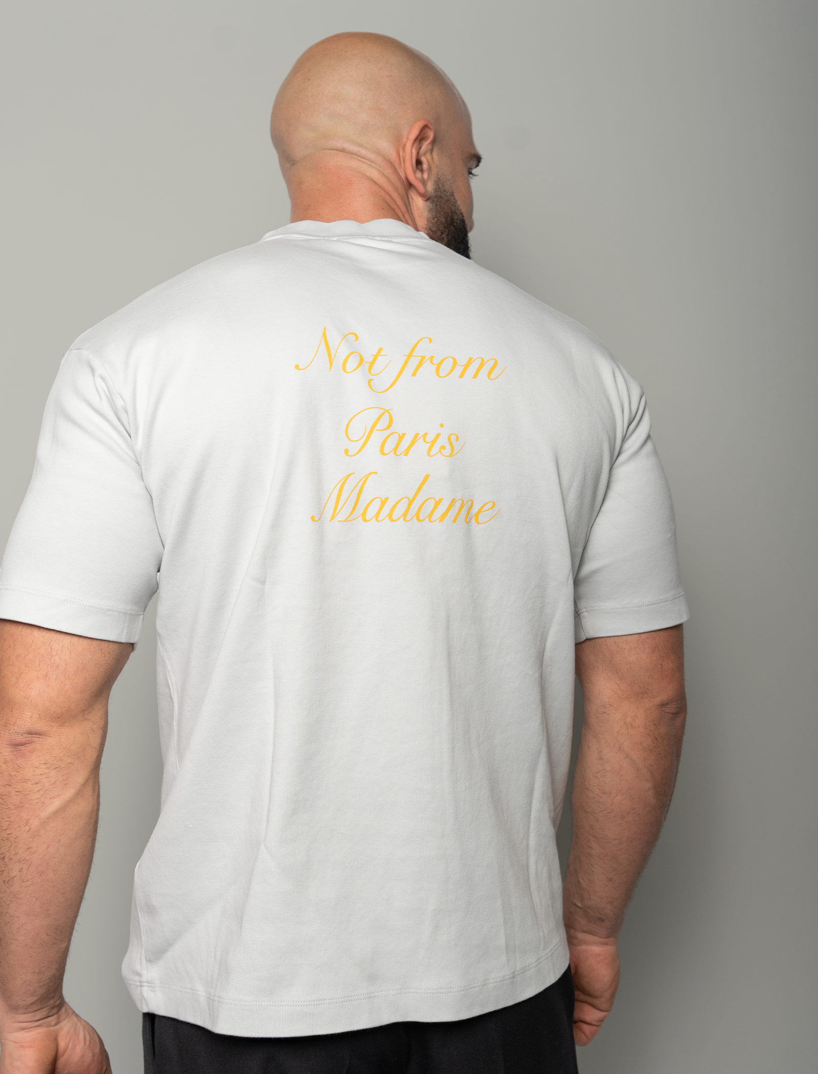 Le t-shirt Slogan Calligraphy