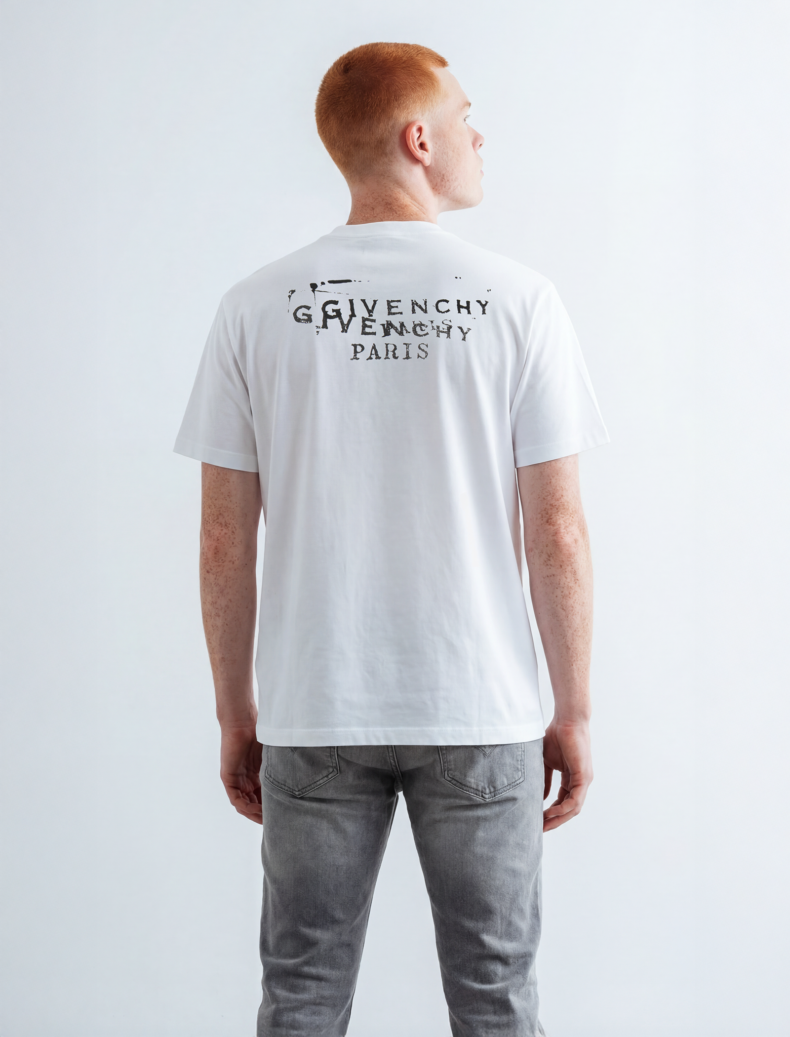 Logo stamp cotton t-shirt