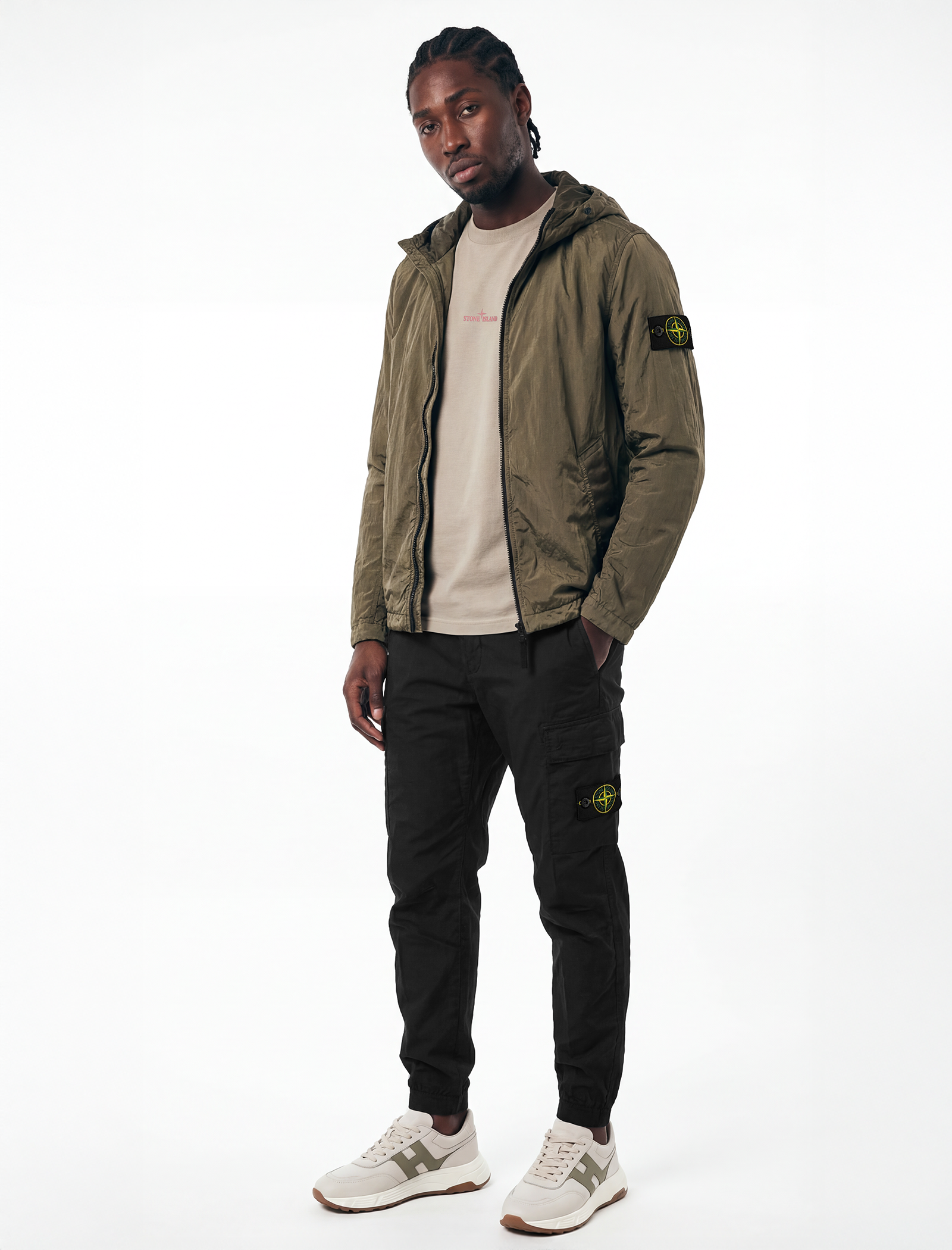 Garment crinkle R-NY jacket