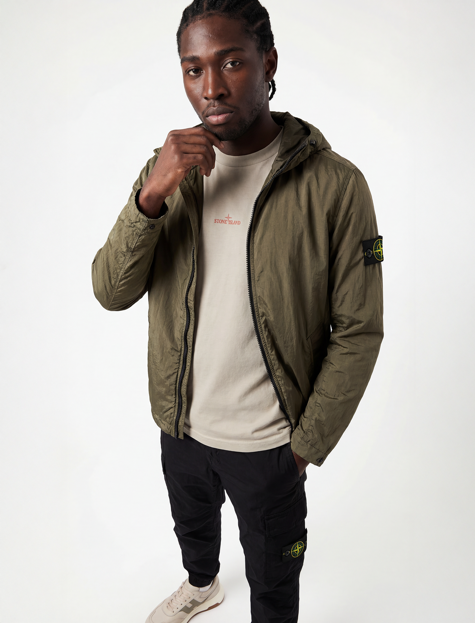 Carlo print jersey t-shirt