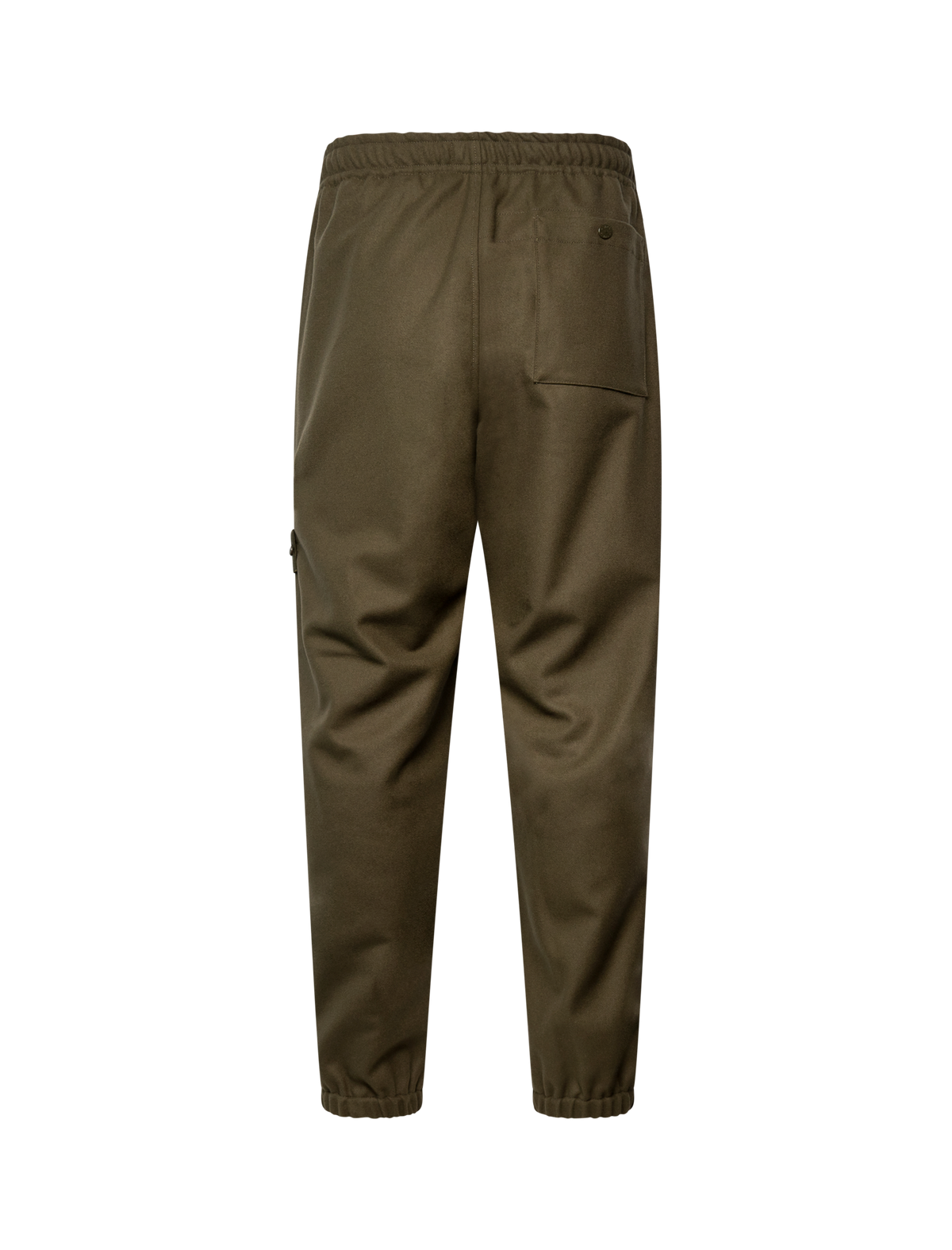 Flannel cuffed cargo trousers