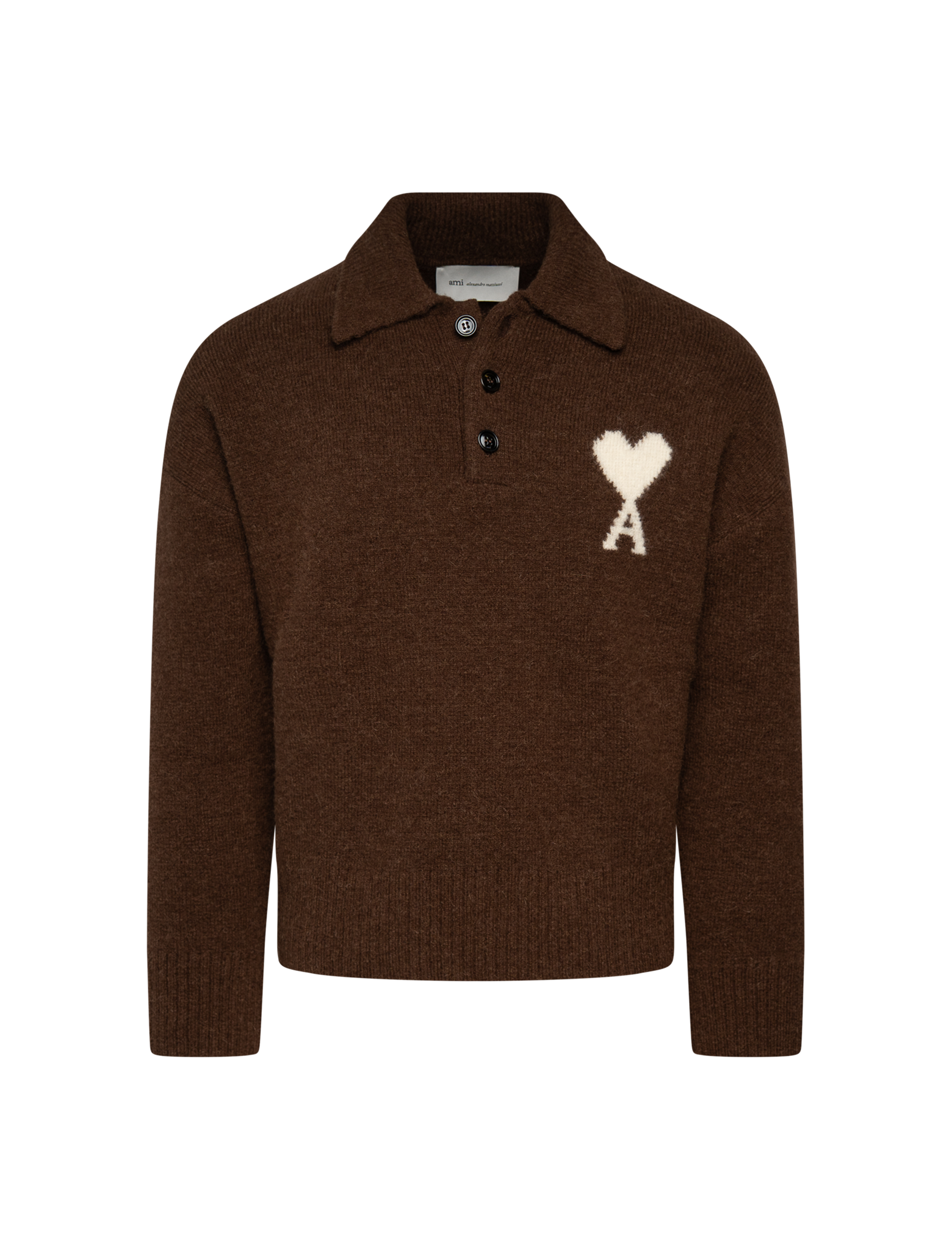 Alpaca ami knitted polo