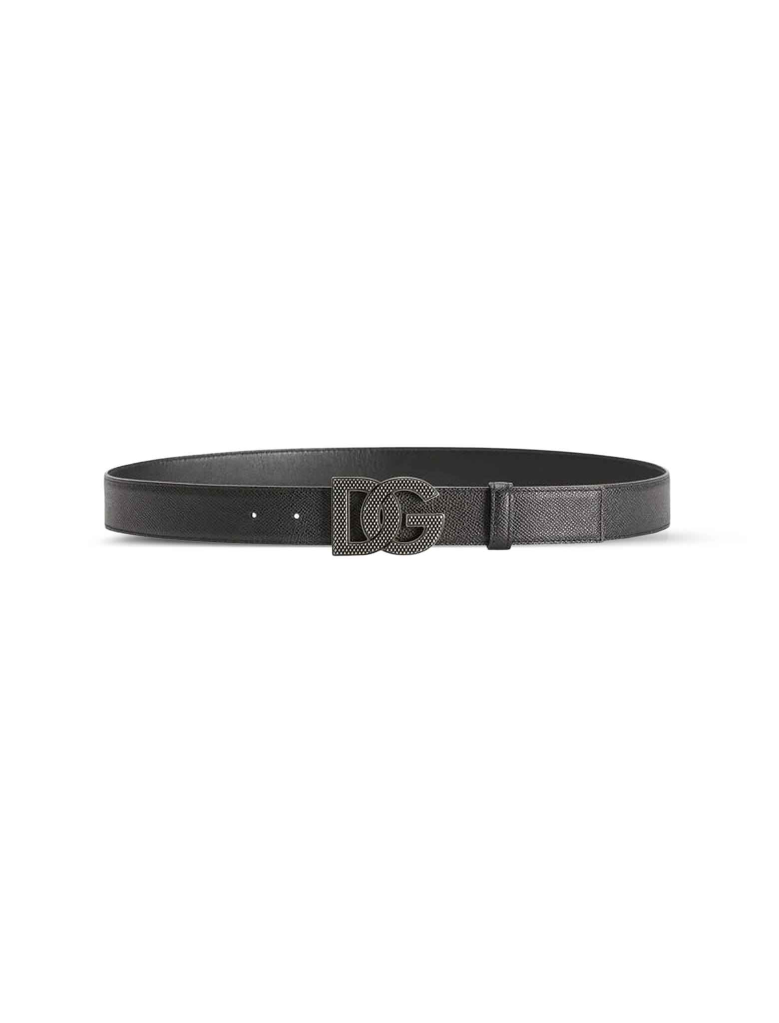 Alpine calfskin logo belt