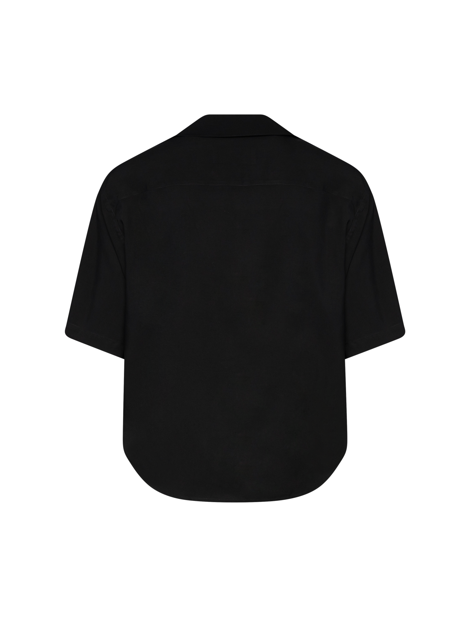 Viscose embroidered boxy shirt