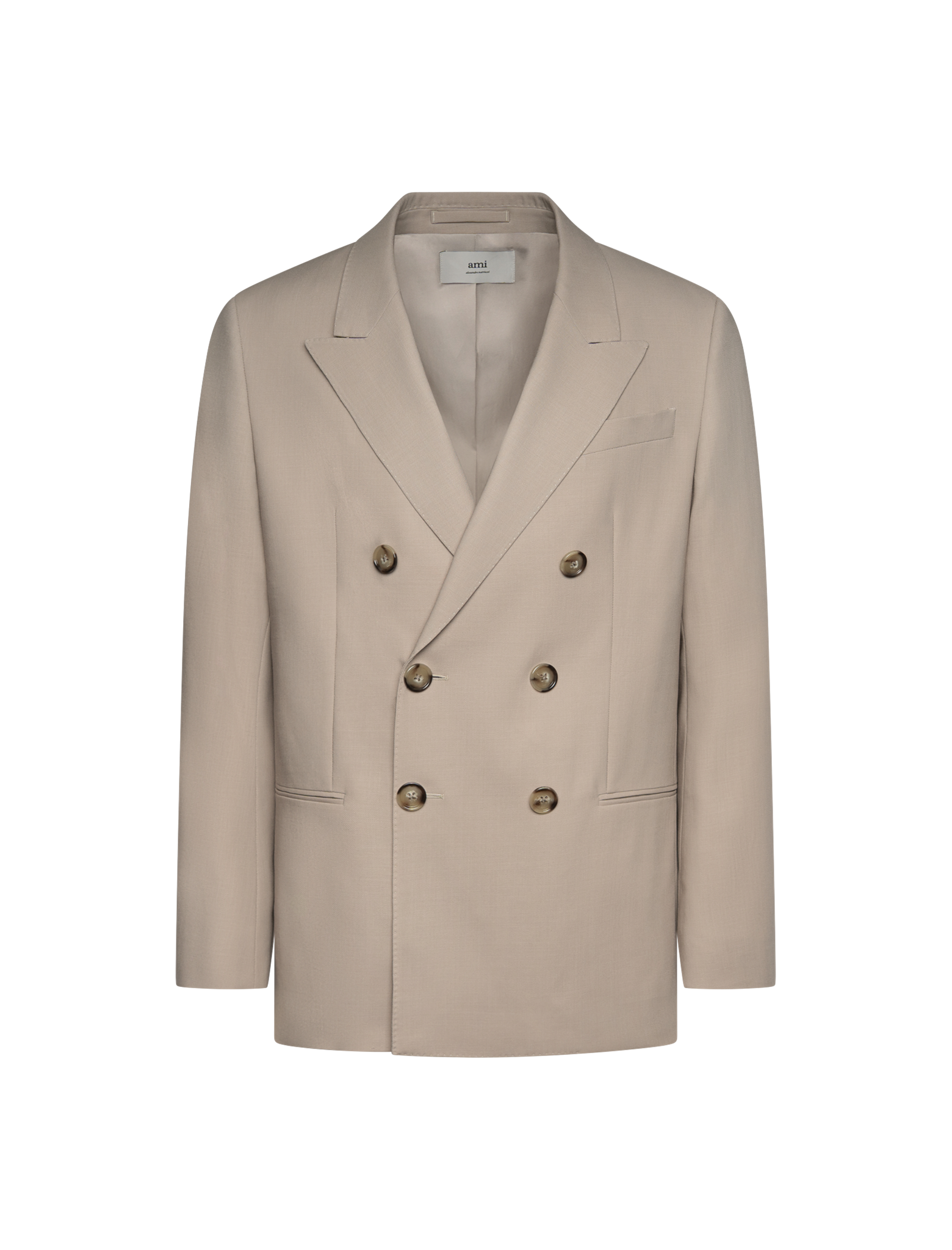 Double breasted twill jacket