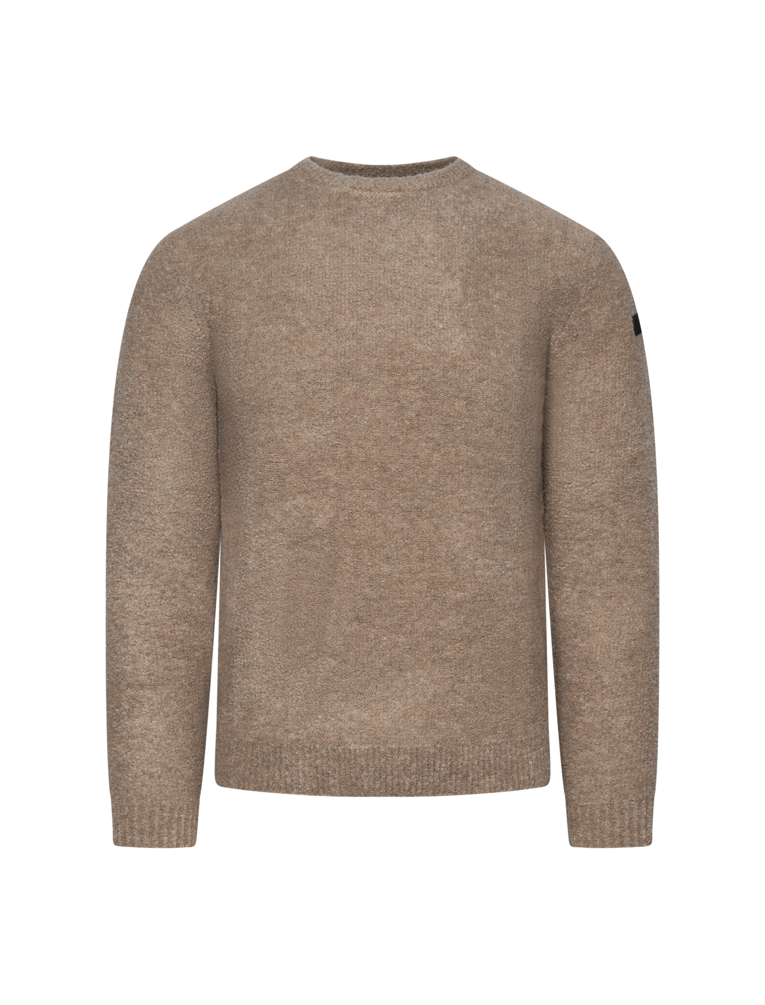 Bouclè crewneck knitwear