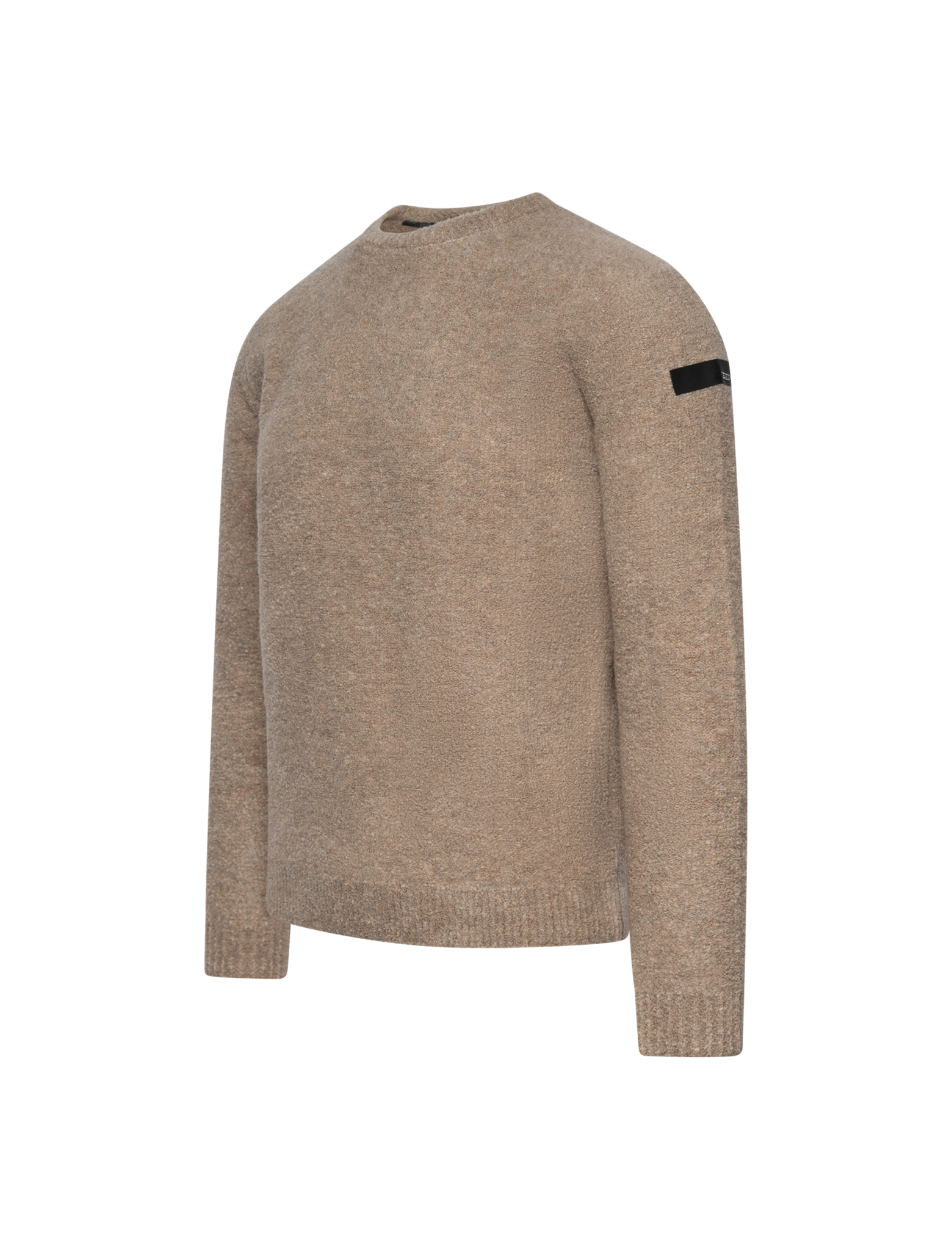 Bouclè crewneck knitwear