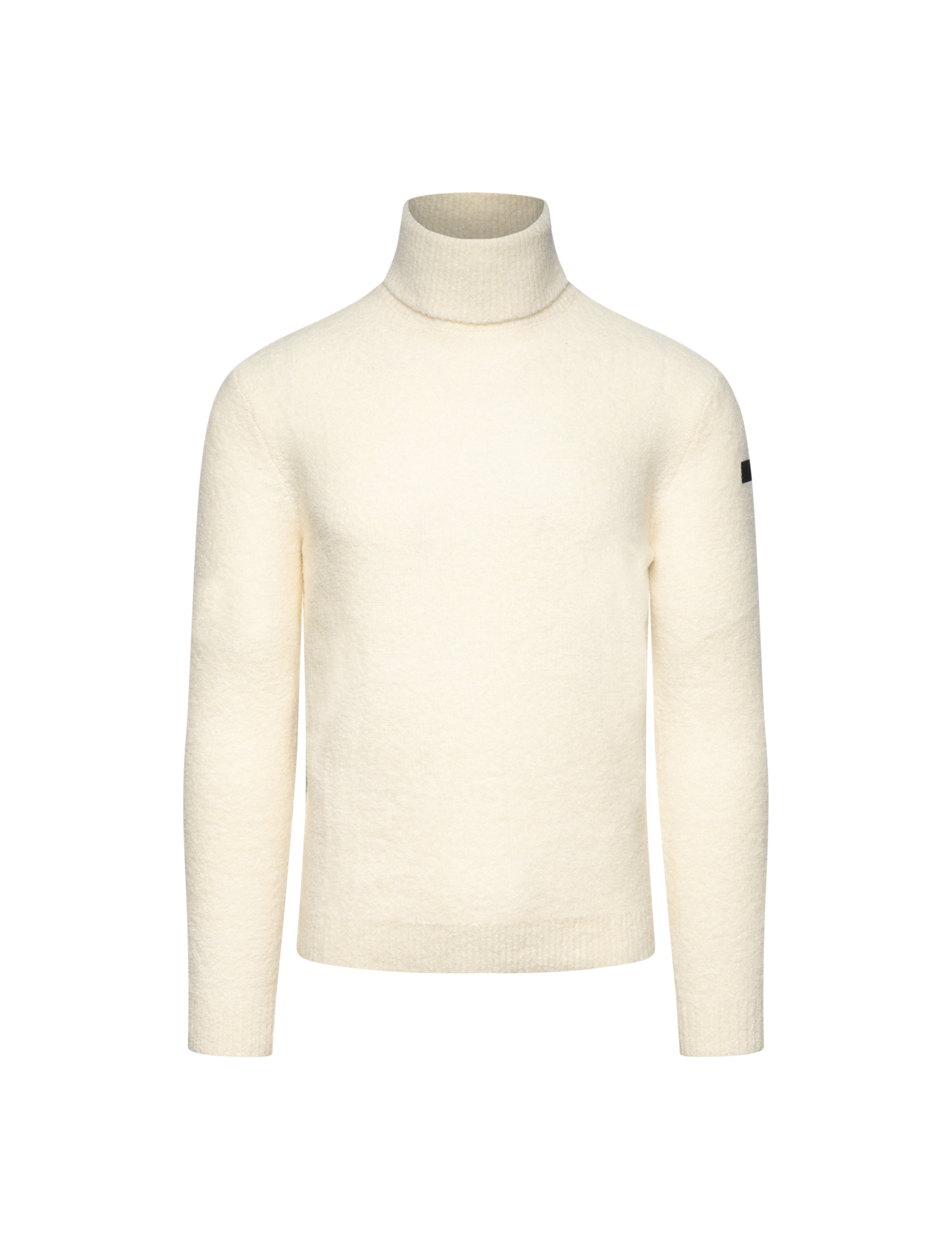 Bouclè high neck knitwear