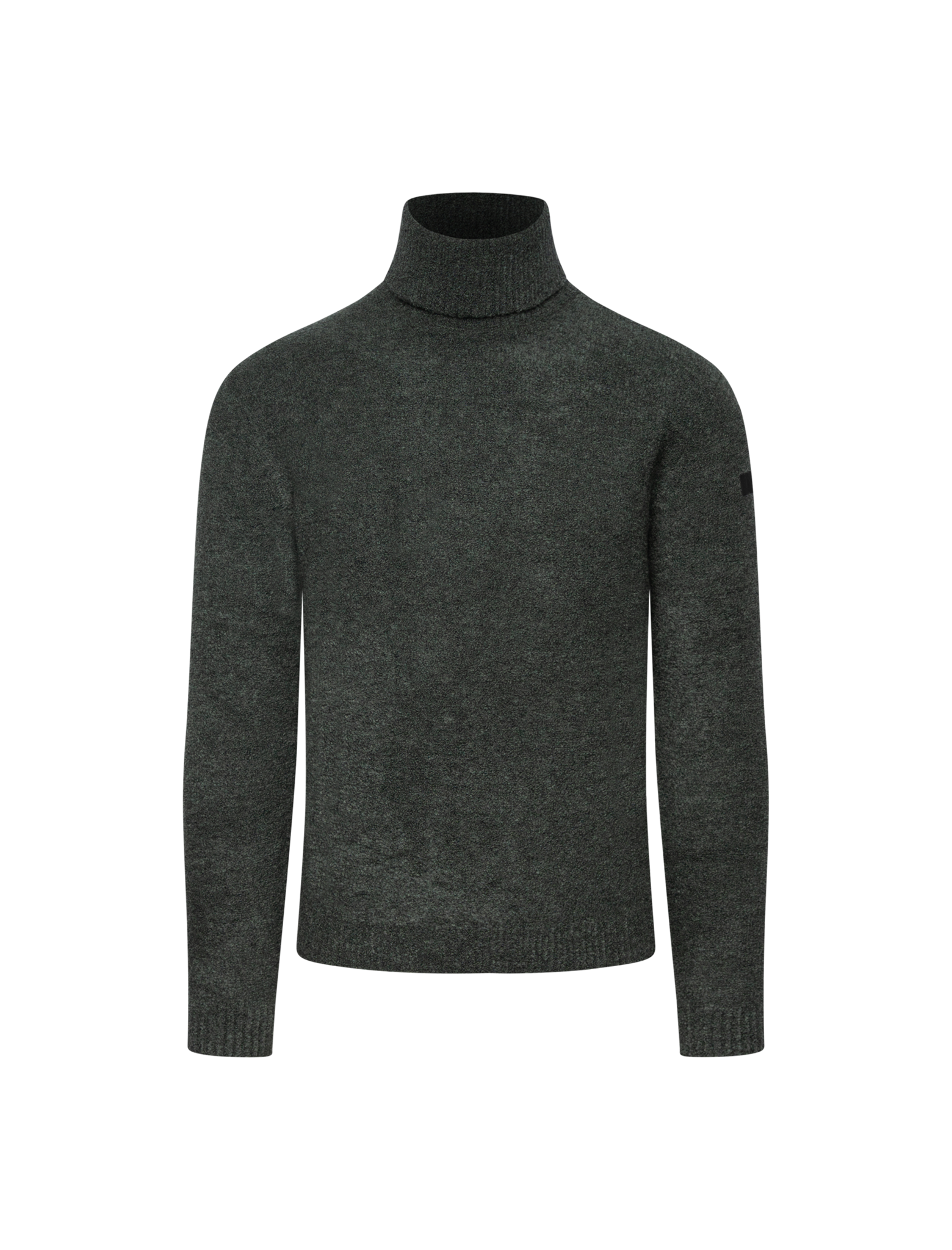 Bouclè high neck knitwear