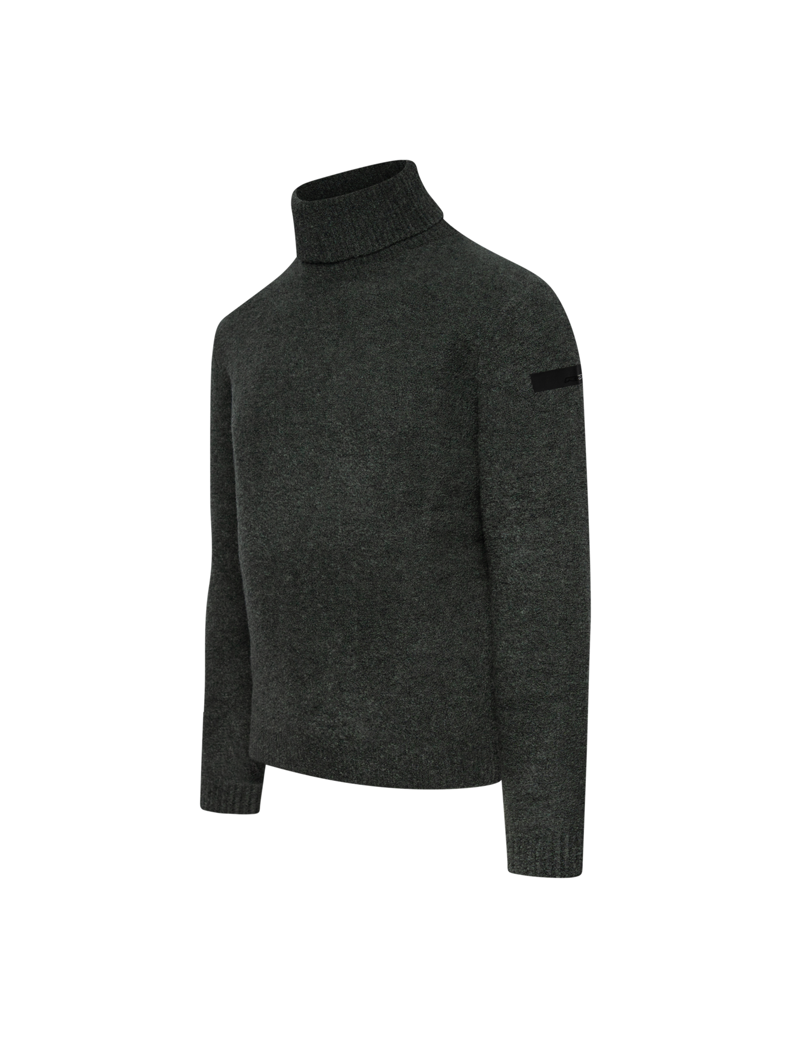 Bouclè high neck knitwear