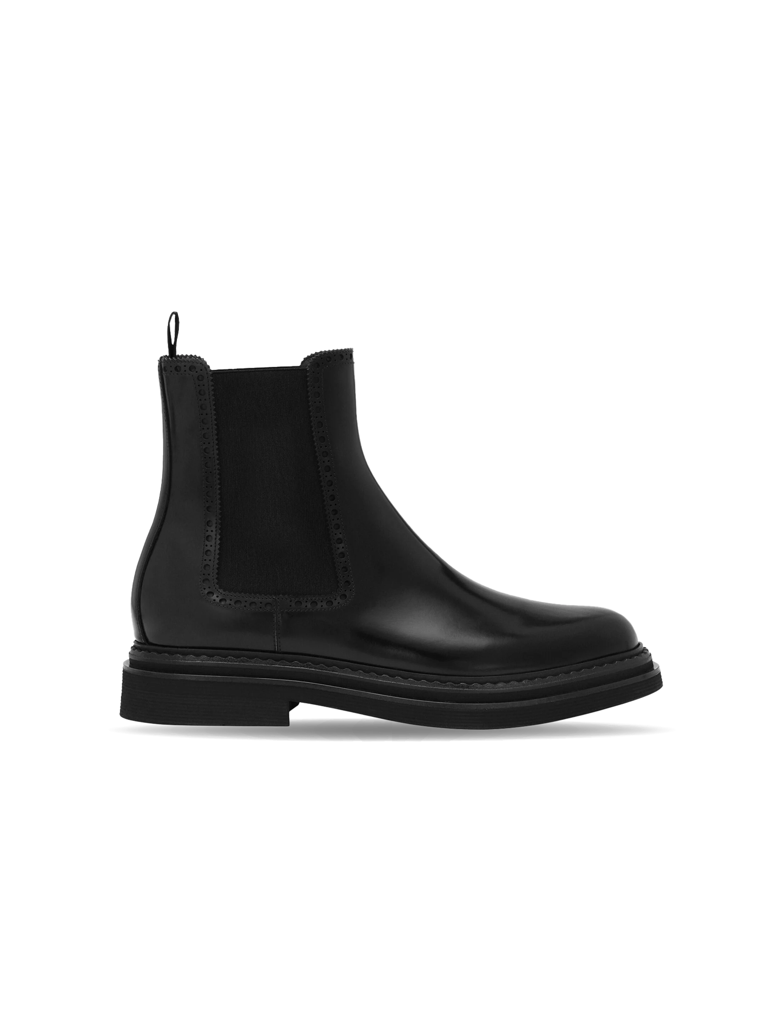 Stiefeletten aus gebürstetem Kalbsleder