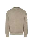 Diagonales Sweatshirt mit Bürstenfinish
