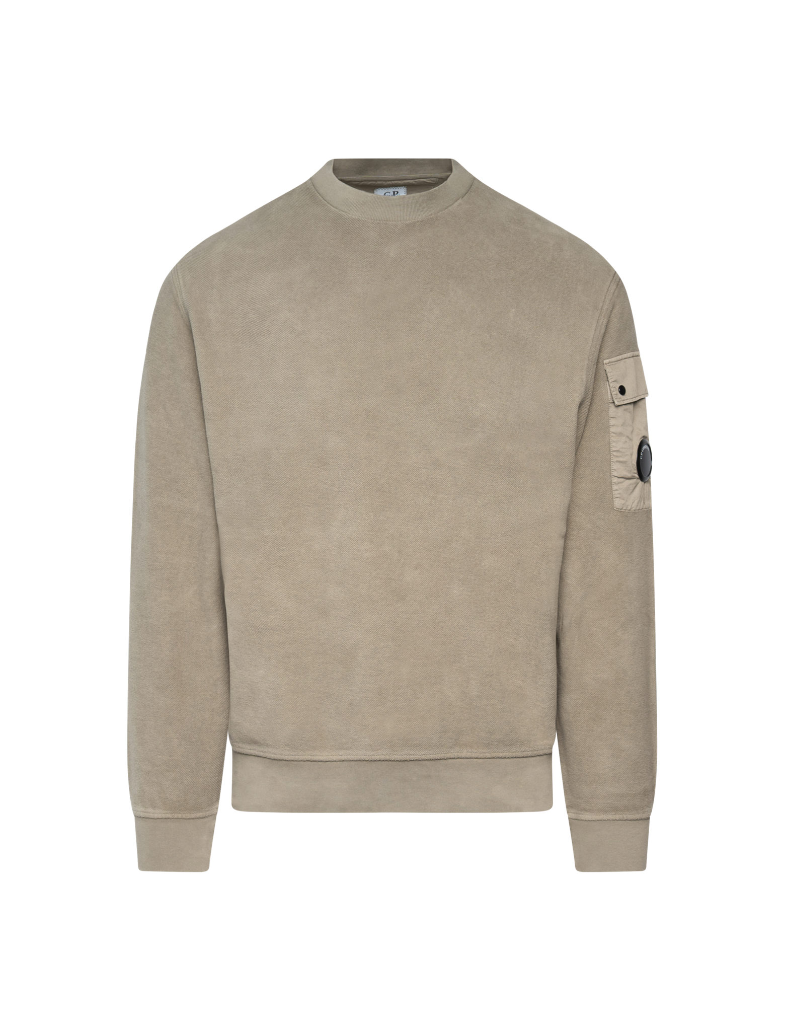 Brushed diagonal sweatshirt