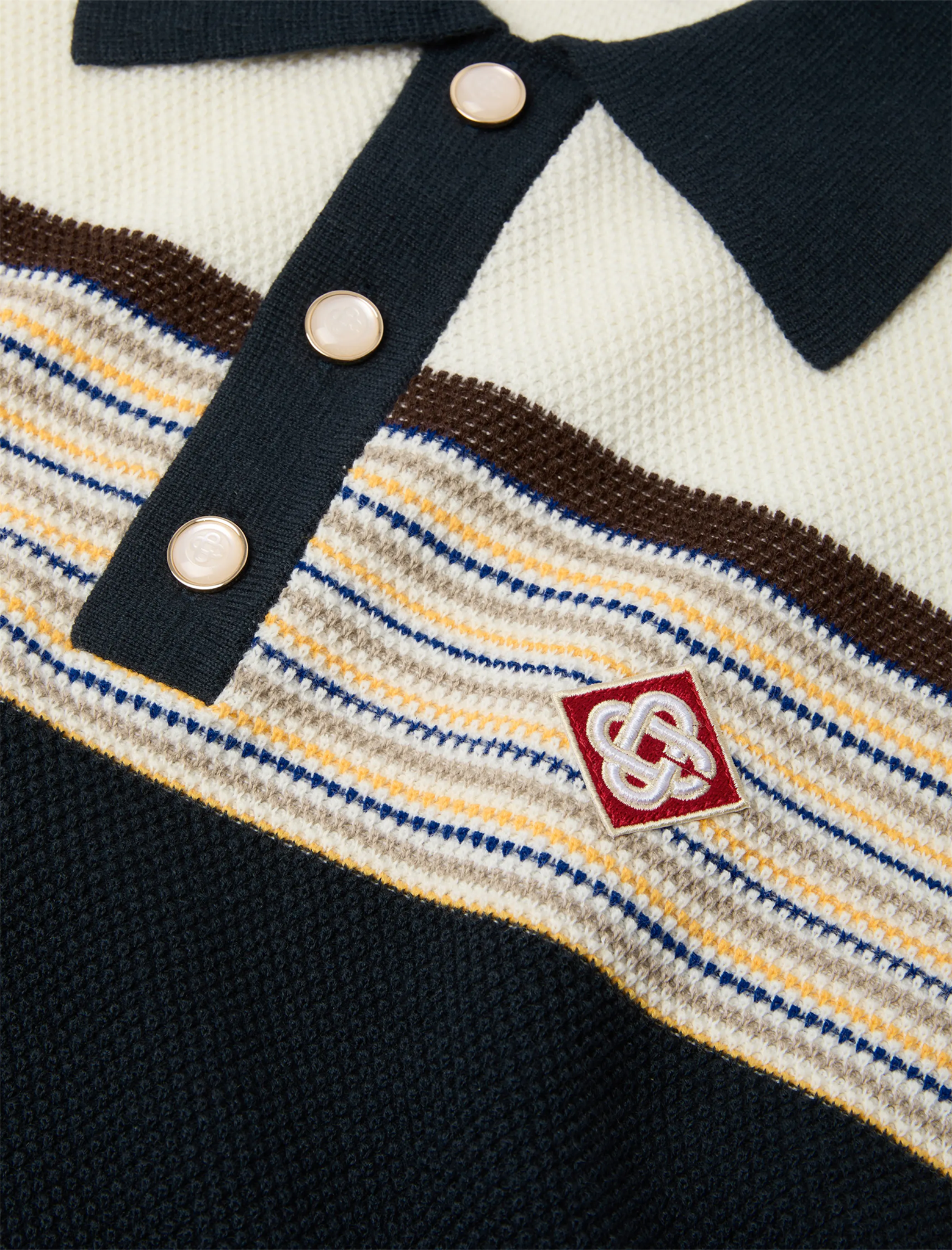 Cafe Stripe polo shirt