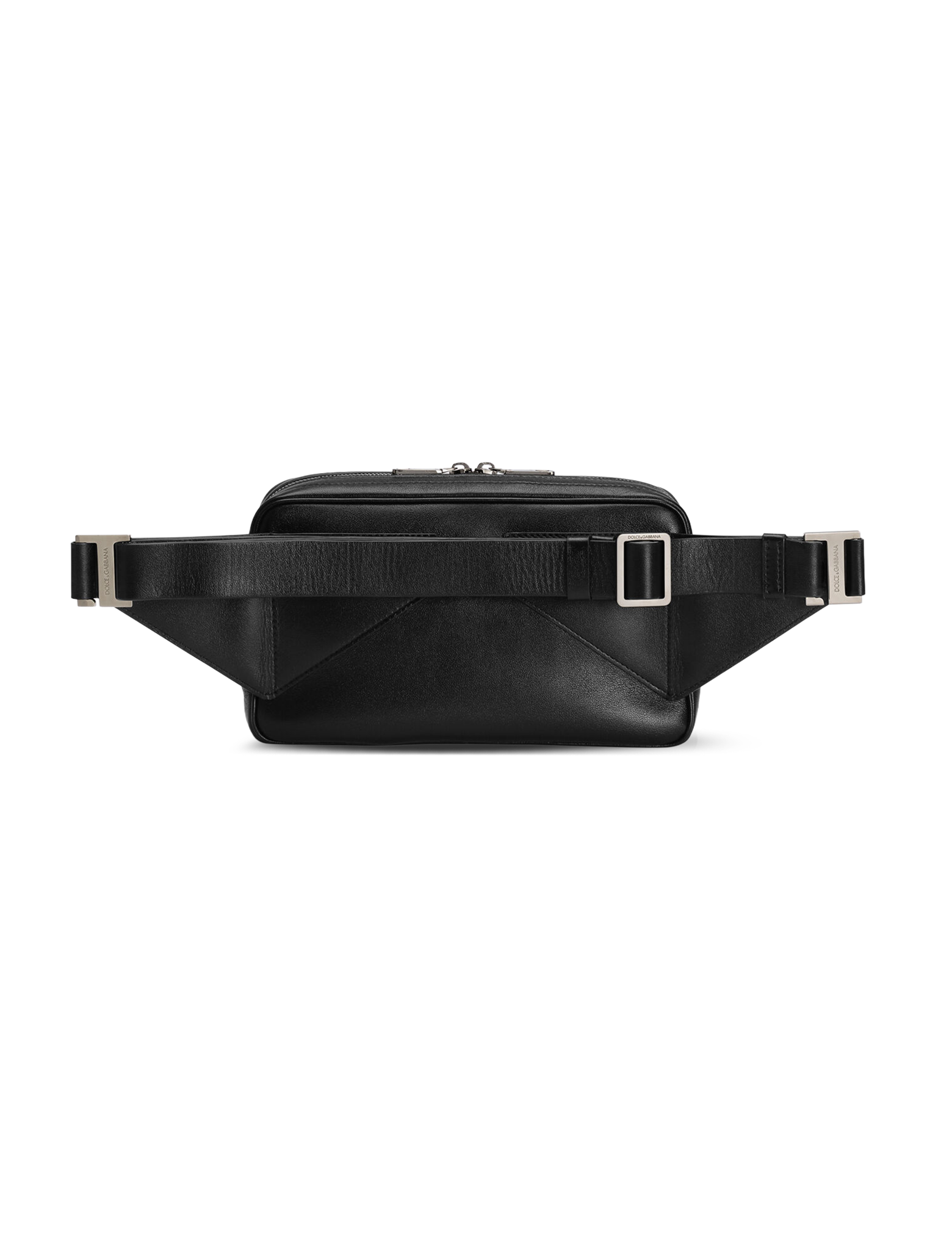 Calfskin plaque crossbody bag