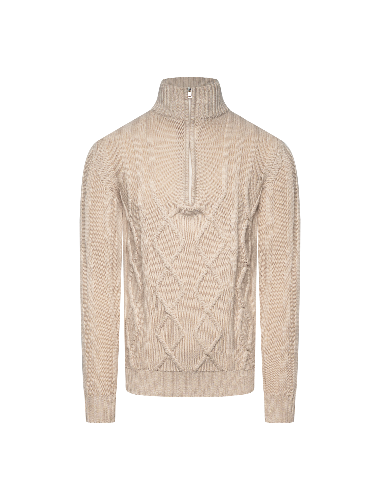 Cashmere Blend half zip jumper