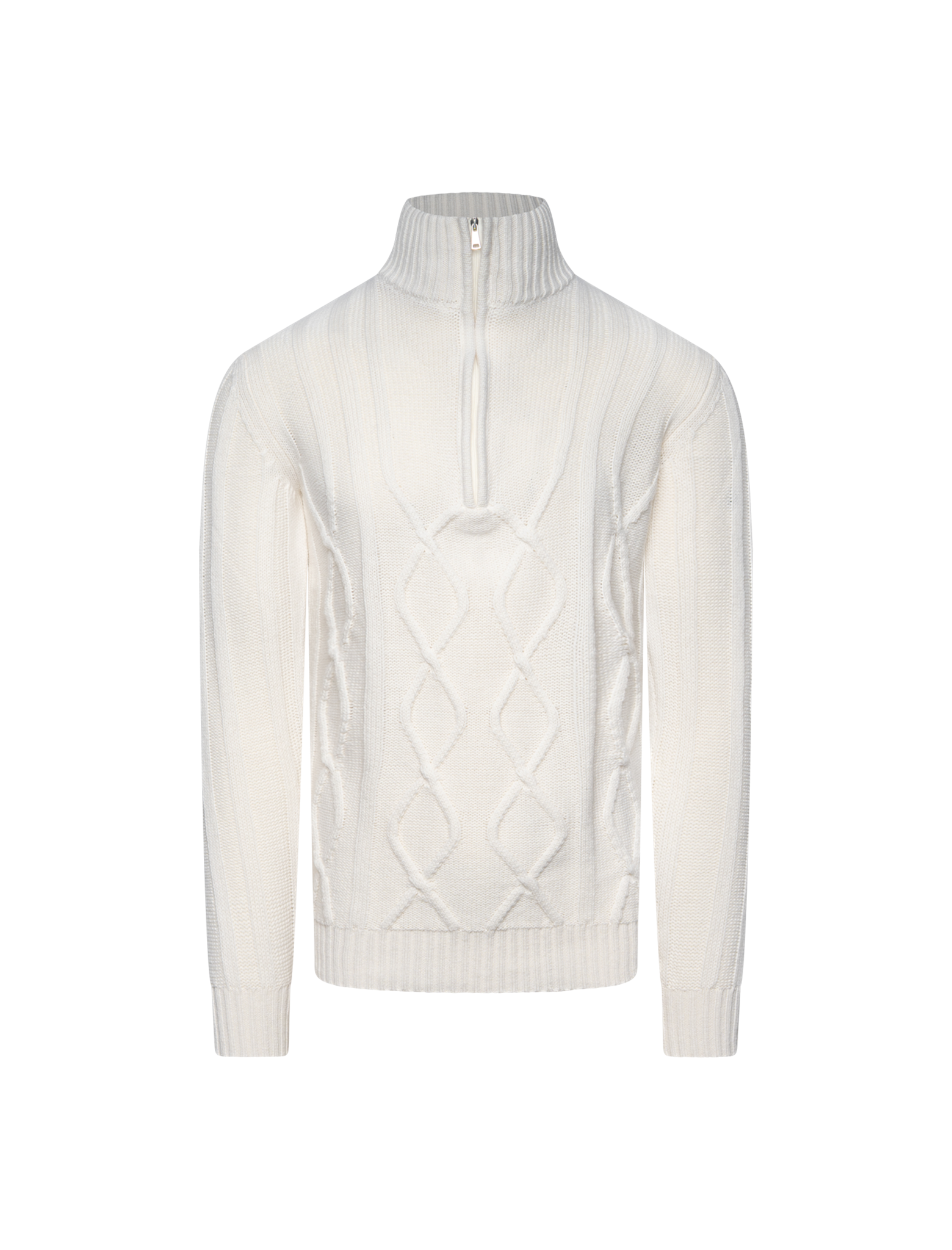 Cashmere Blend half zip jumper