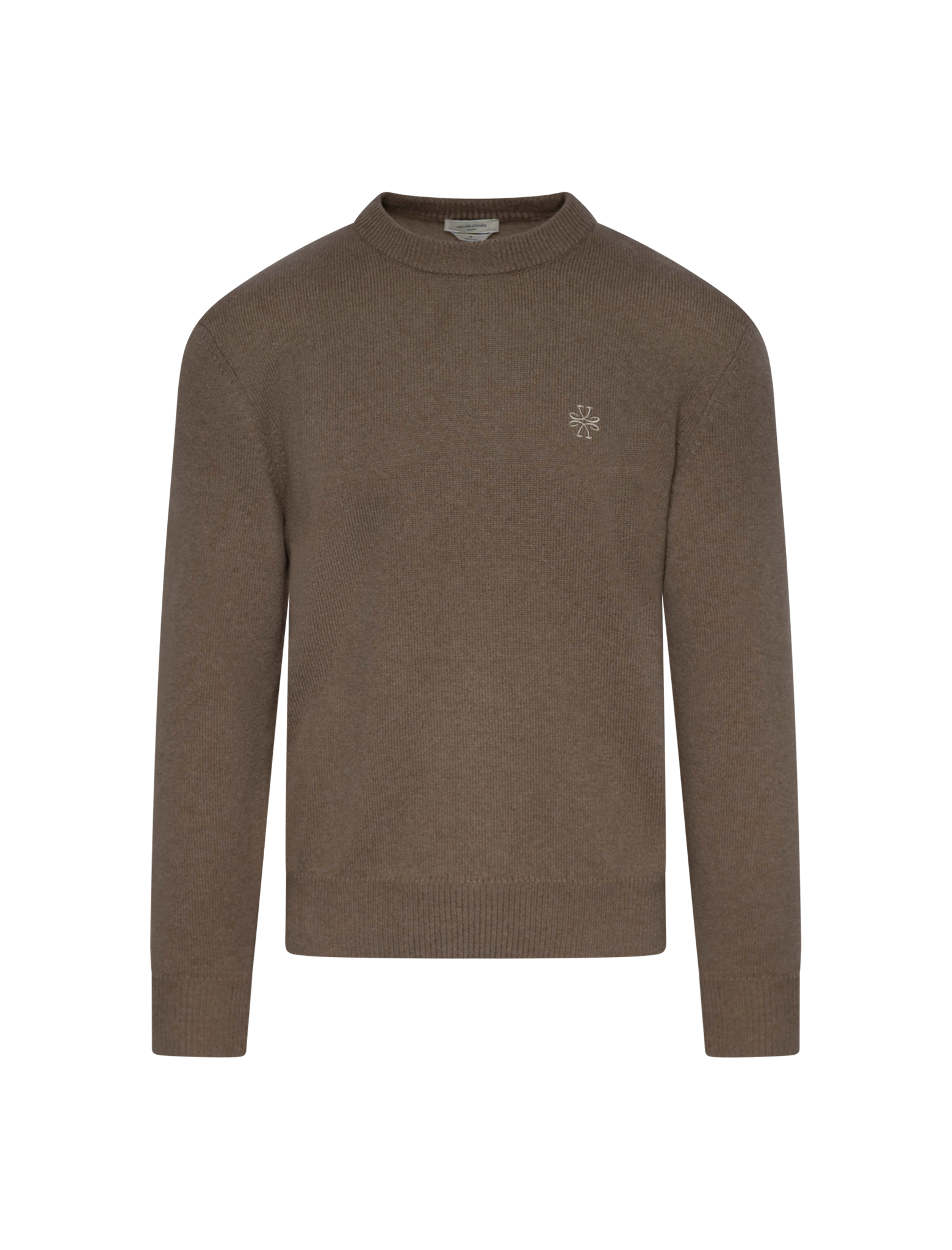 Cashmere logo knitted jumper