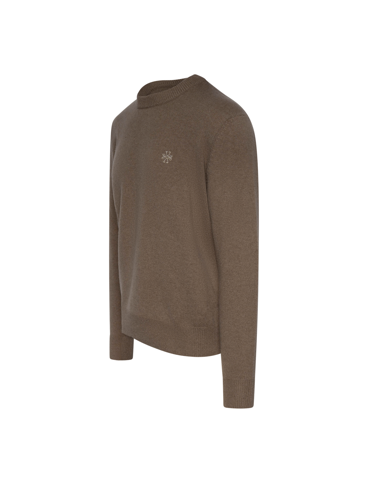 Cashmere logo knitted jumper