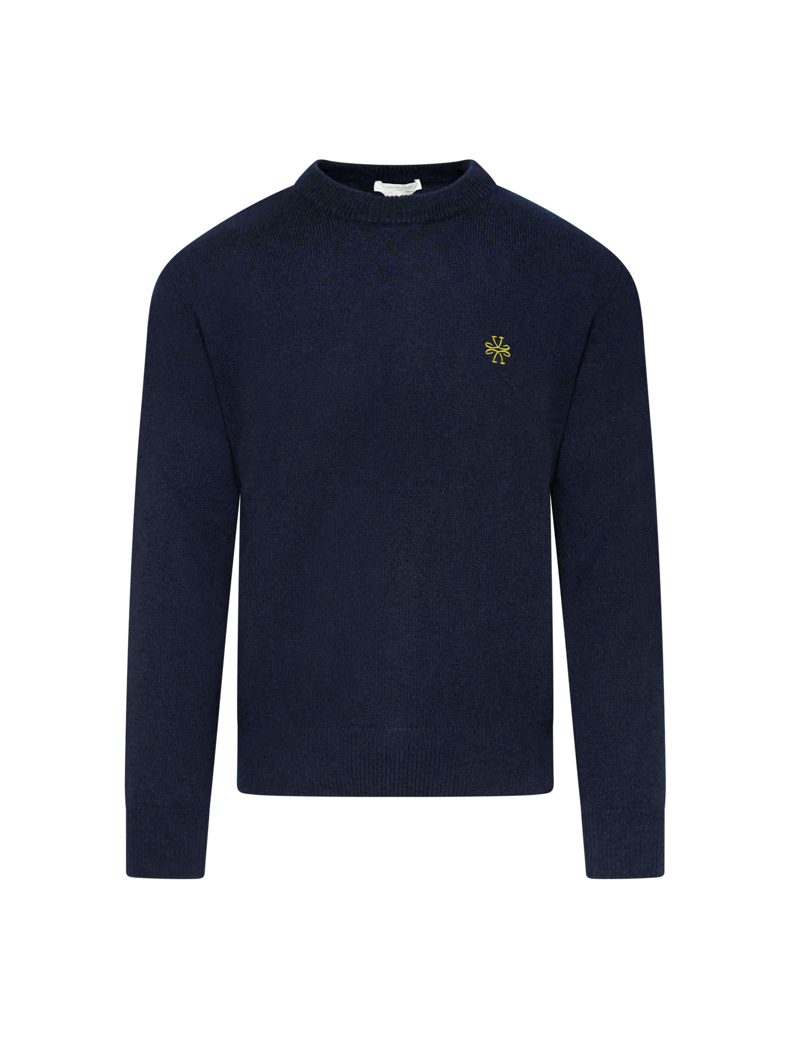 Cashmere logo knitted jumper