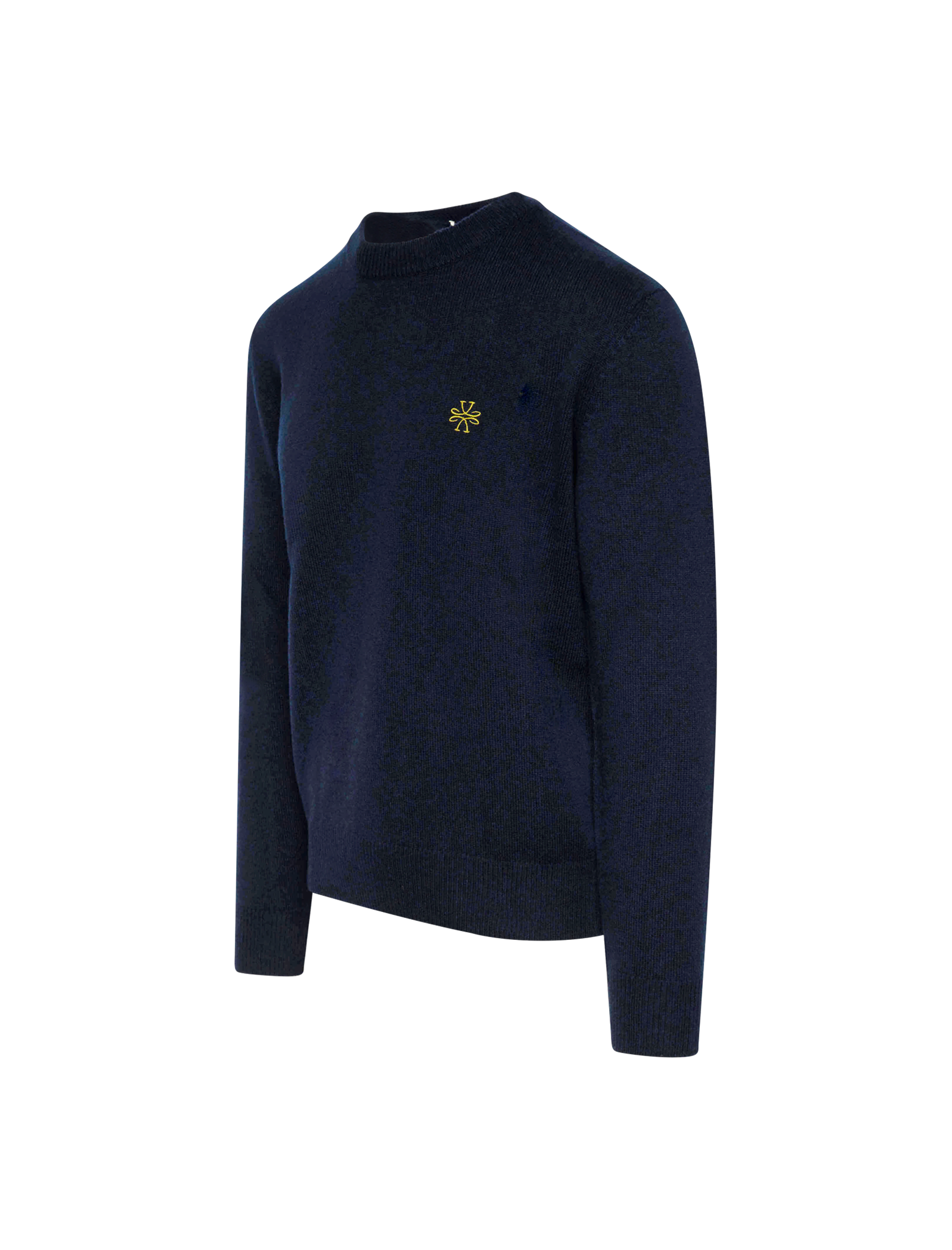 Cashmere logo knitted jumper