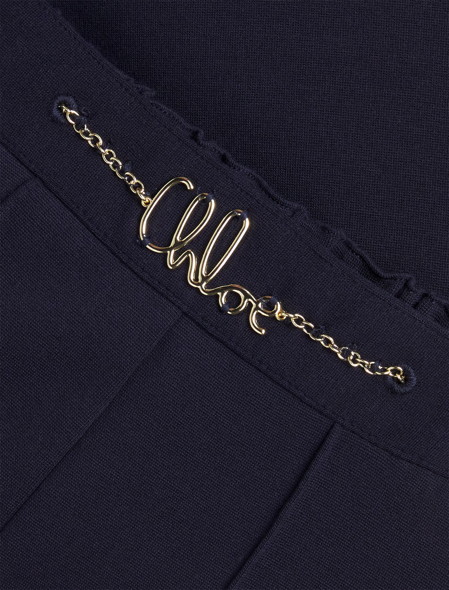 Chain knitted milano trousers