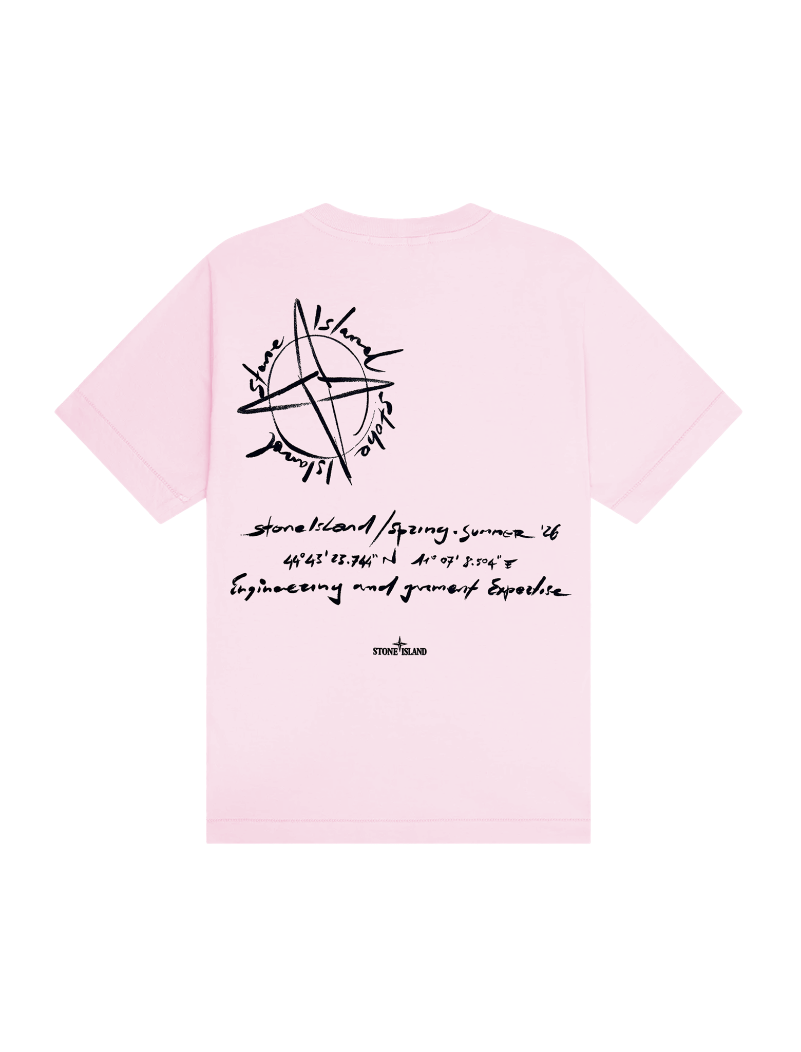 Compass Two print t-shirt