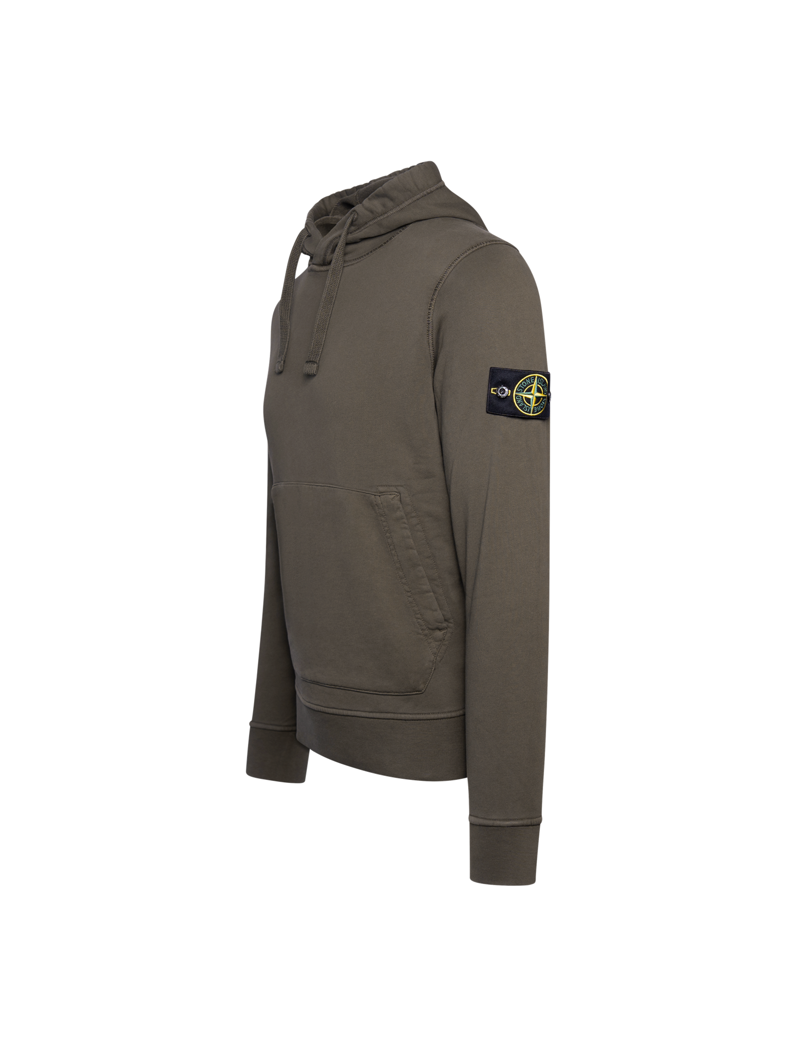 Compass badge fleece hoodie