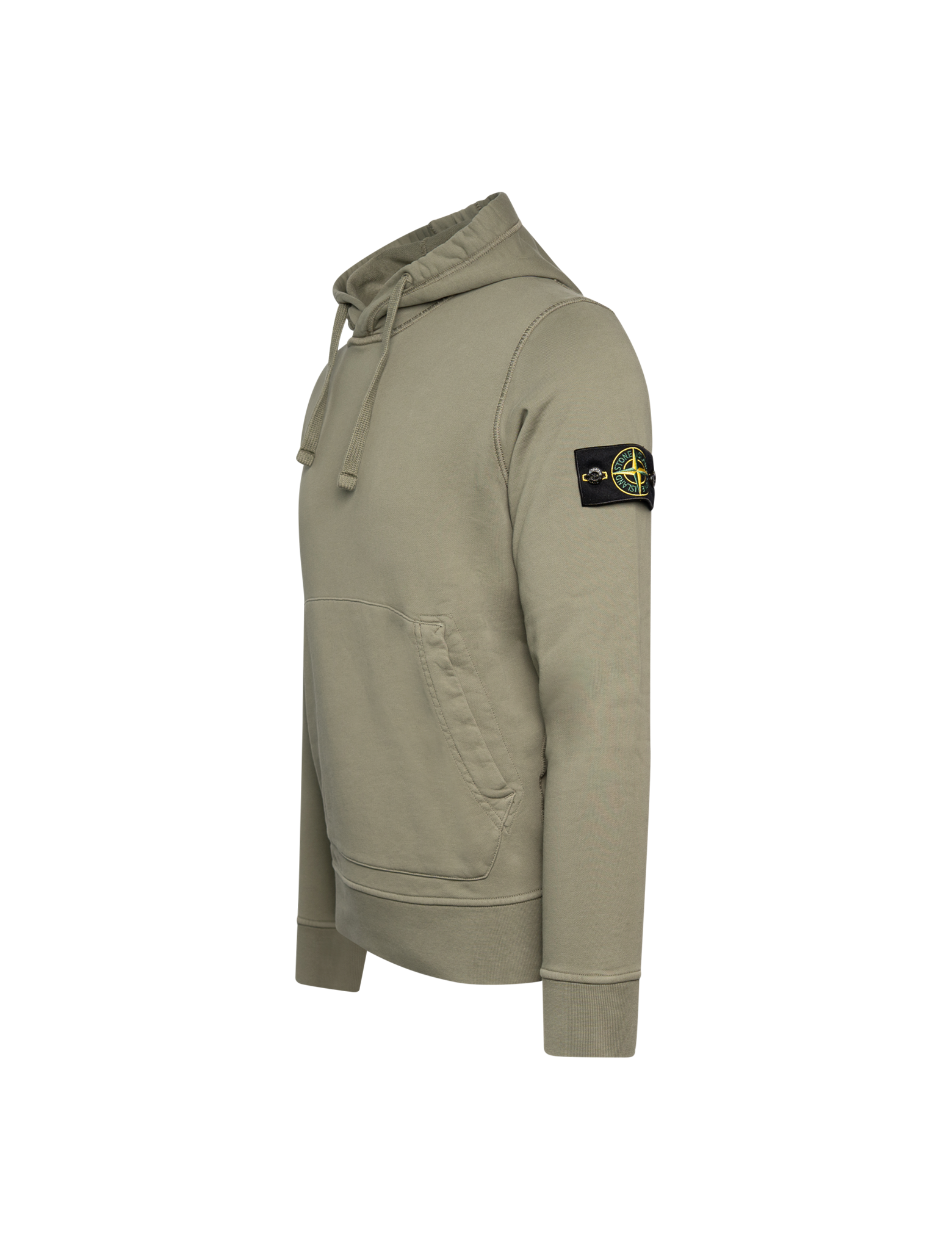 Compass badge fleece hoodie