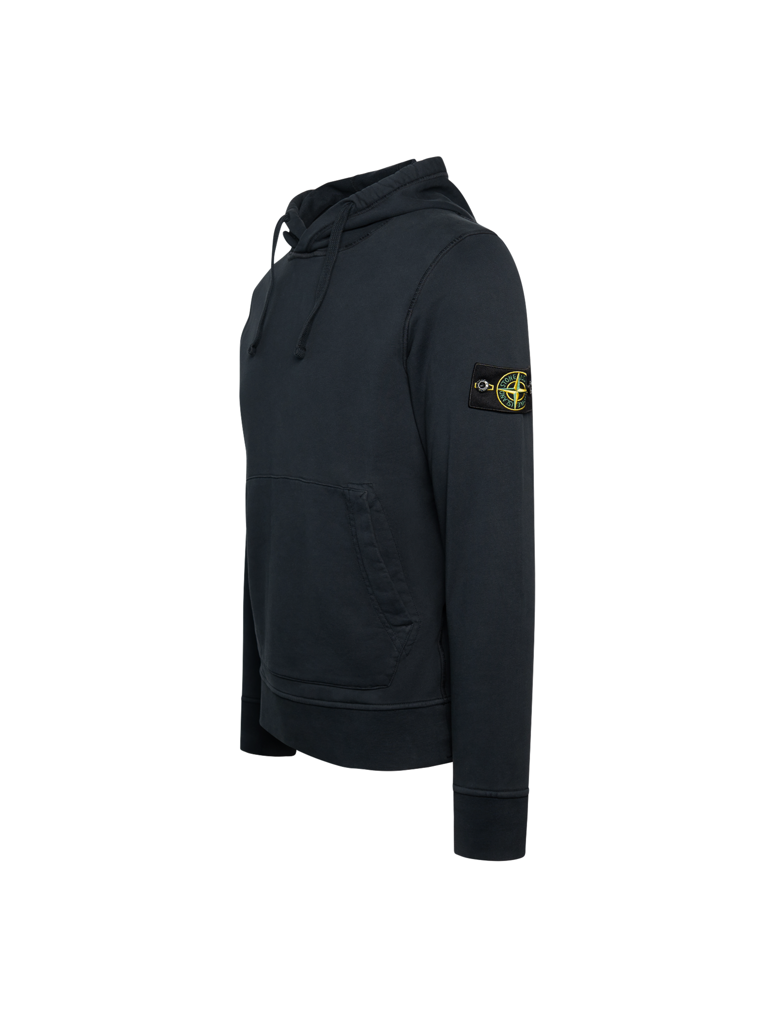 Compass badge fleece hoodie