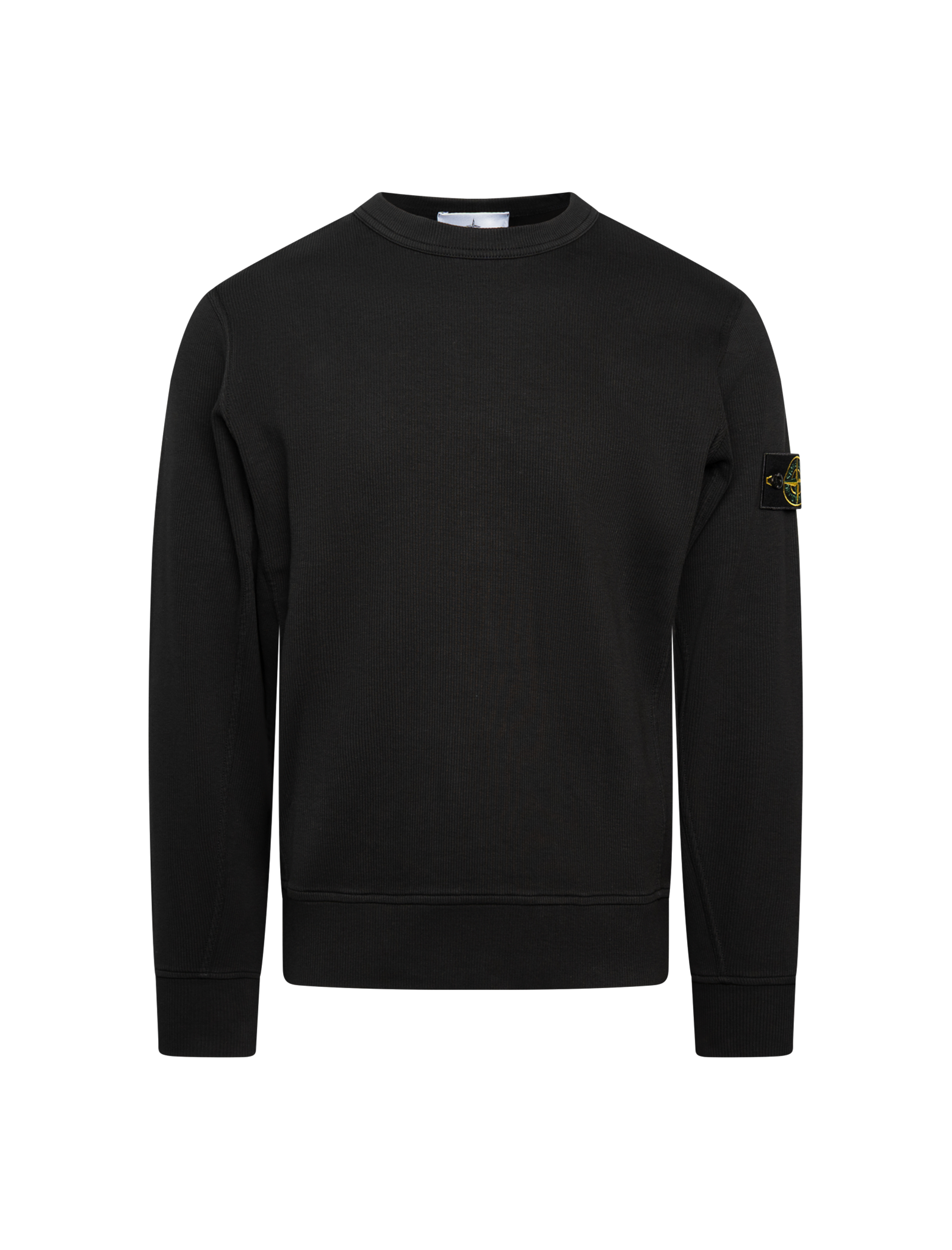 Compass badge ribbed sweater