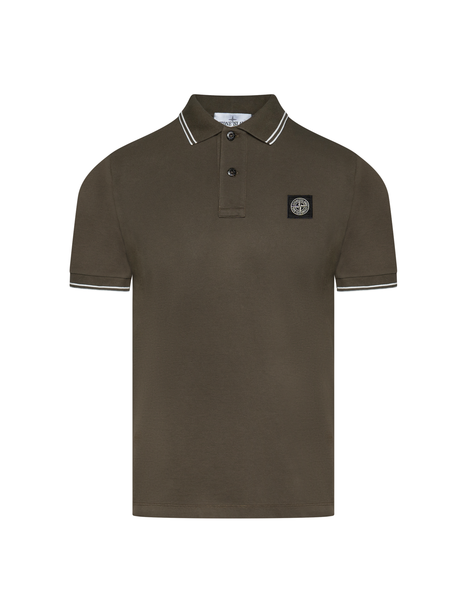 Compass patch polo shirt
