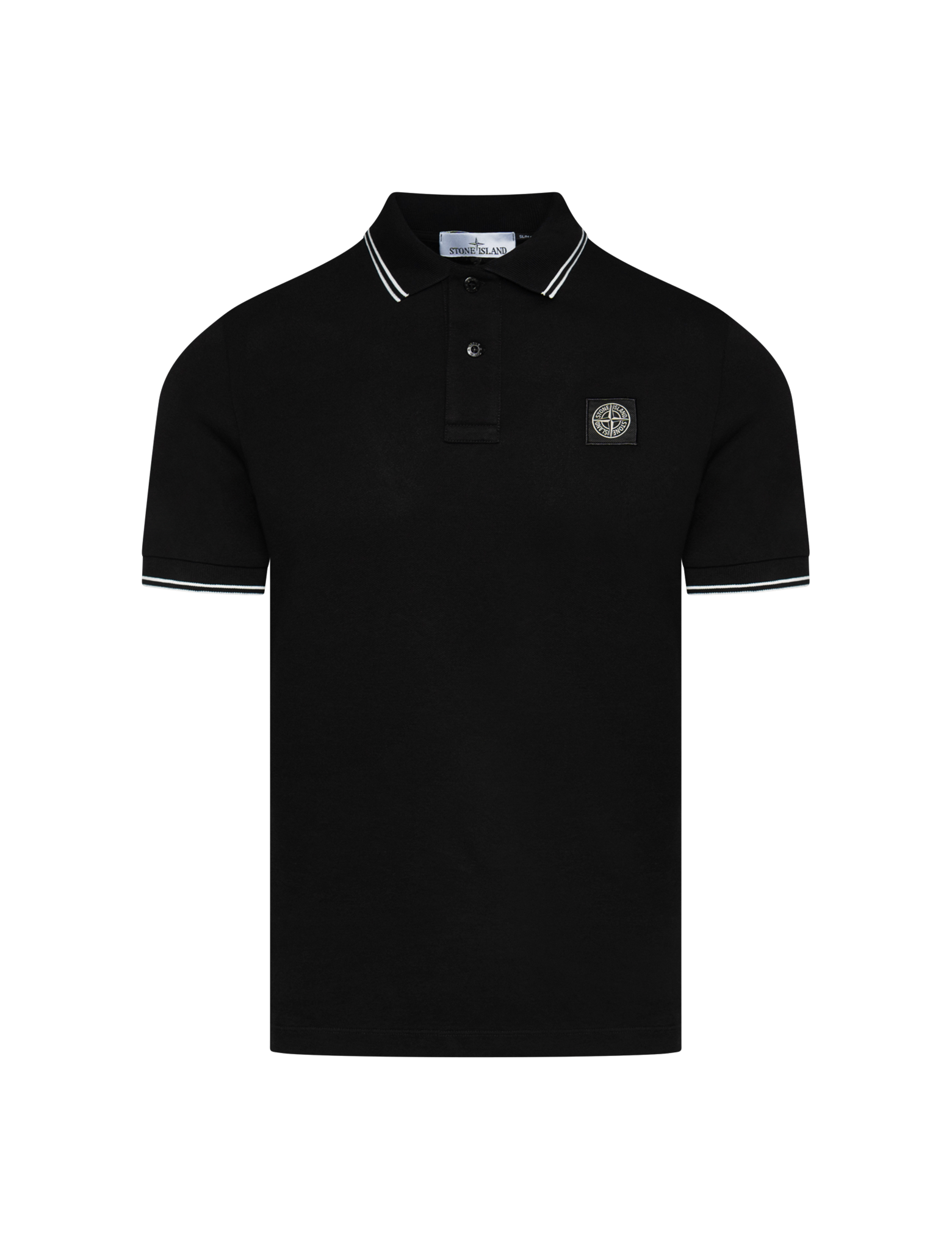Compass patch polo shirt