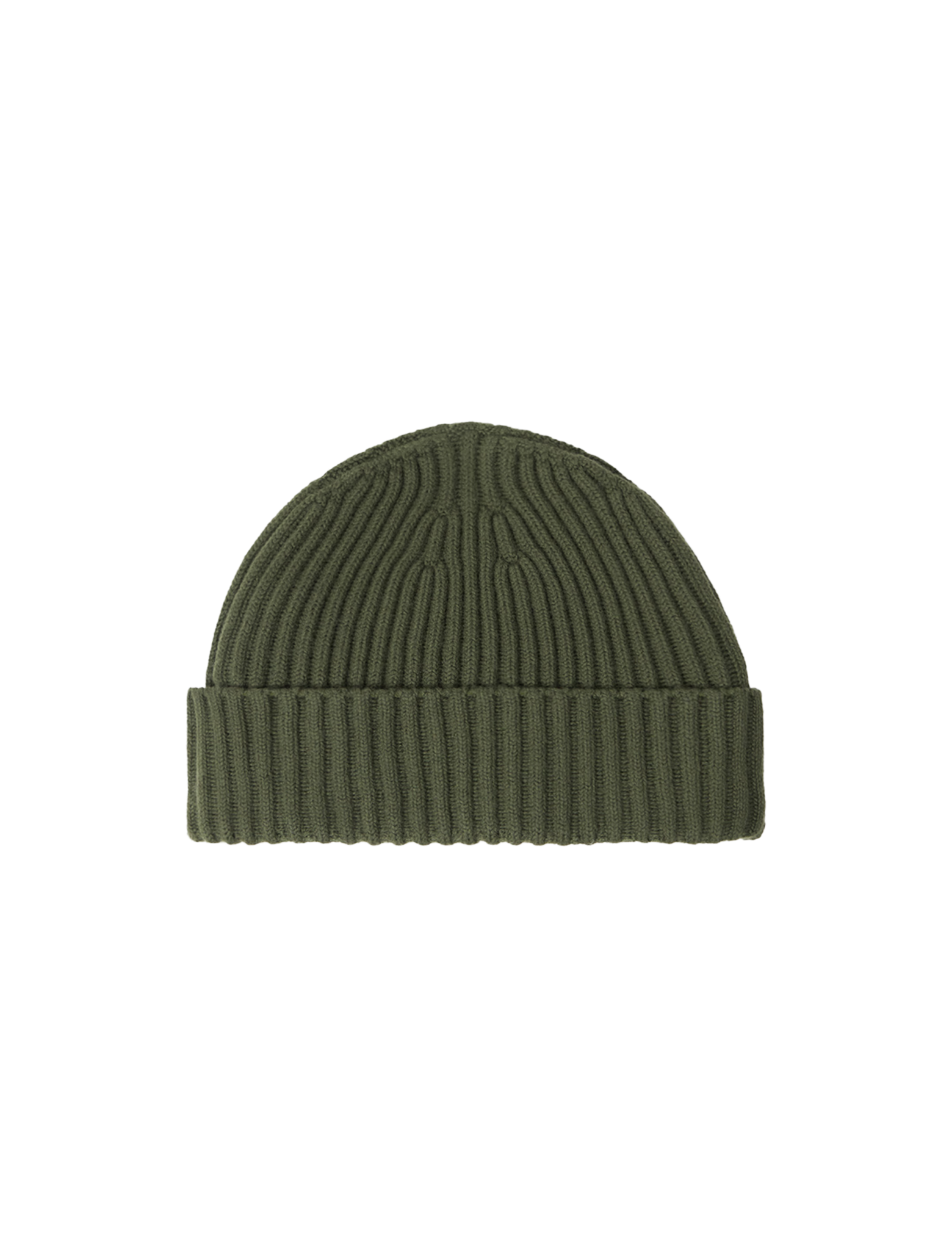 Compass patch wool beanie hat