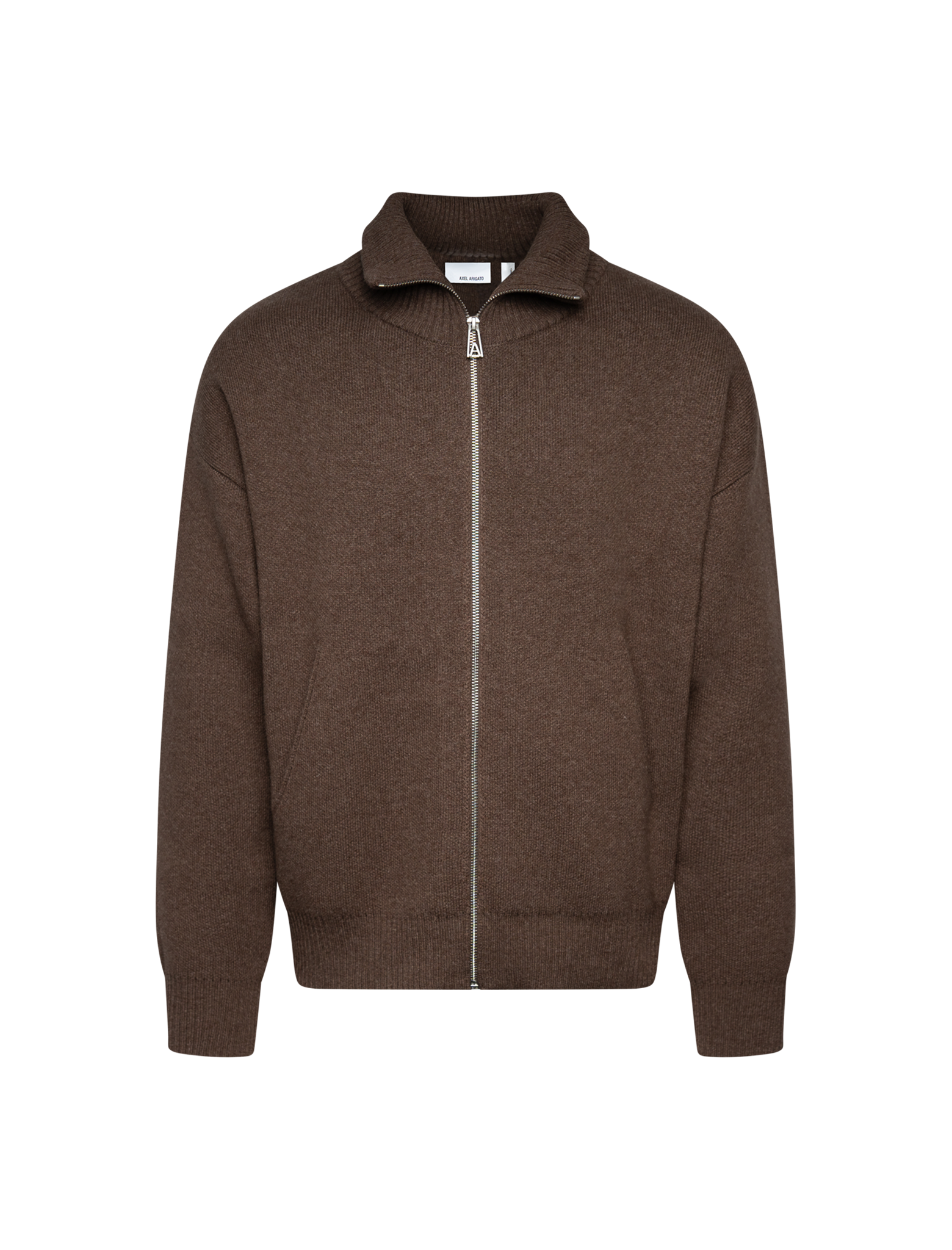 Core full zip-up knitwear
