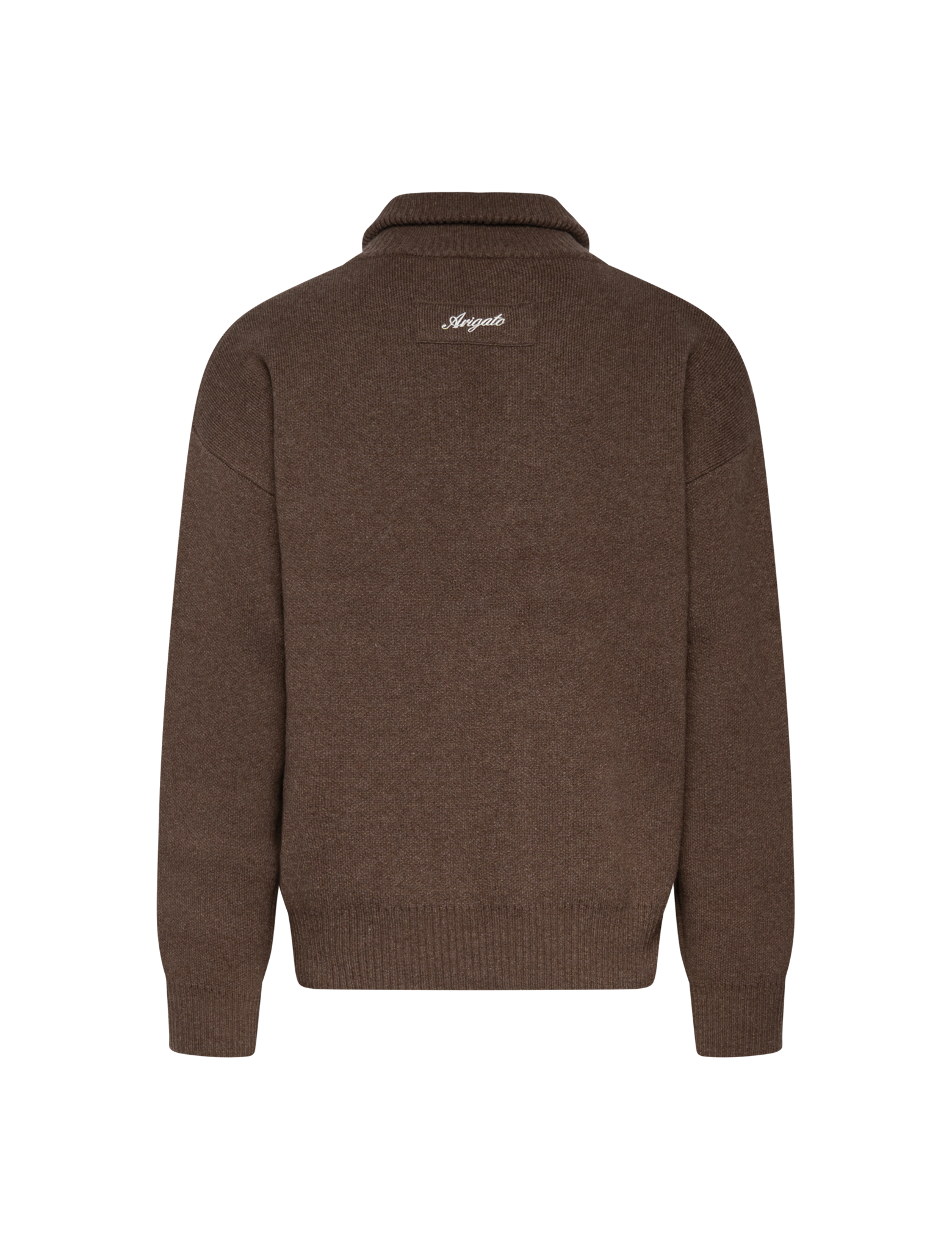 Core full zip-up knitwear