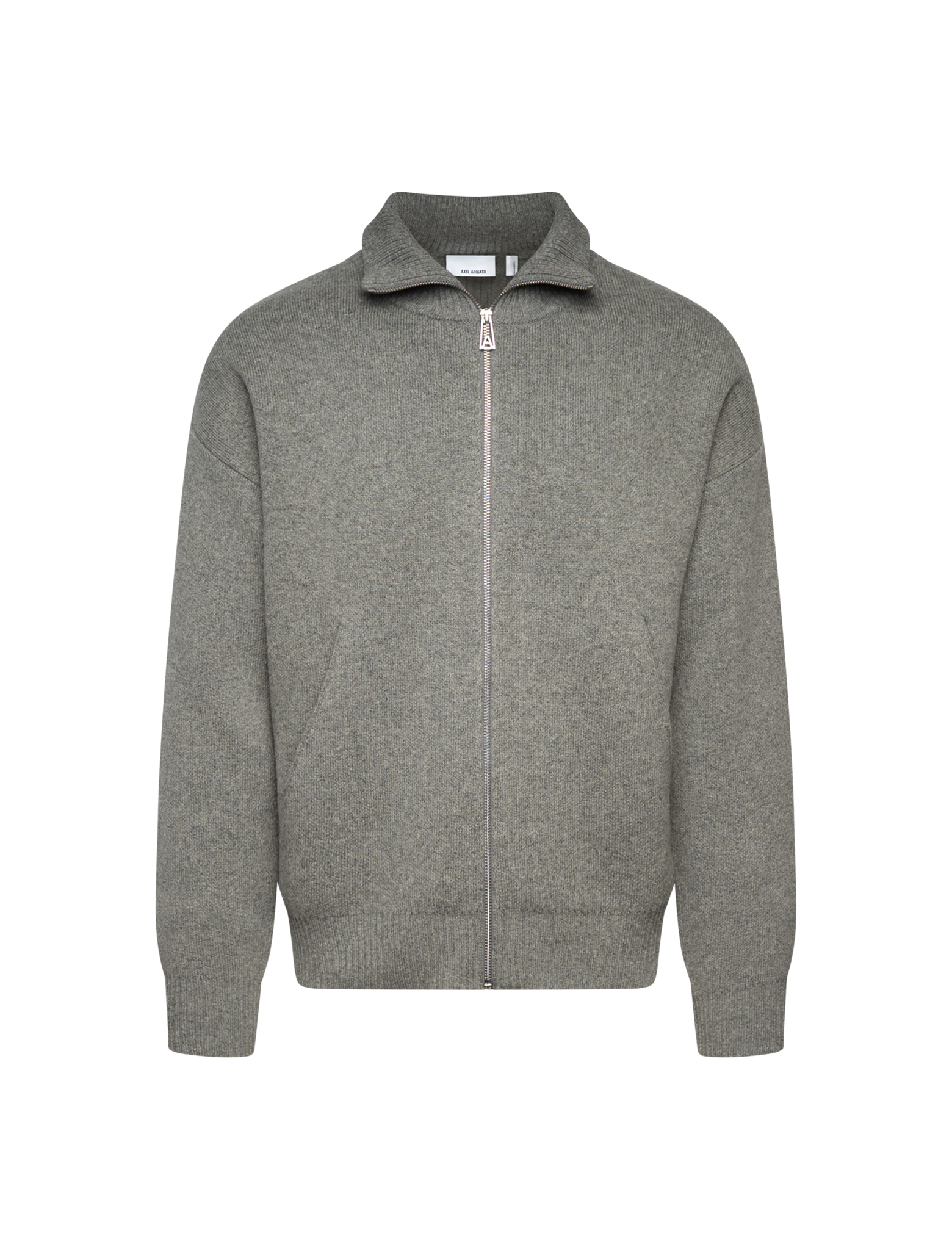 Core full zip-up knitwear
