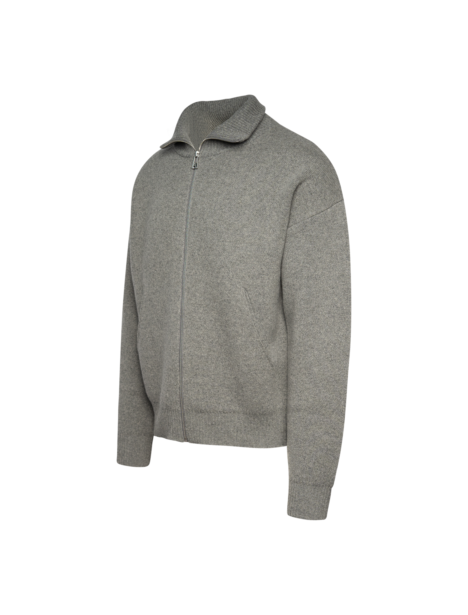 Core full zip-up knitwear
