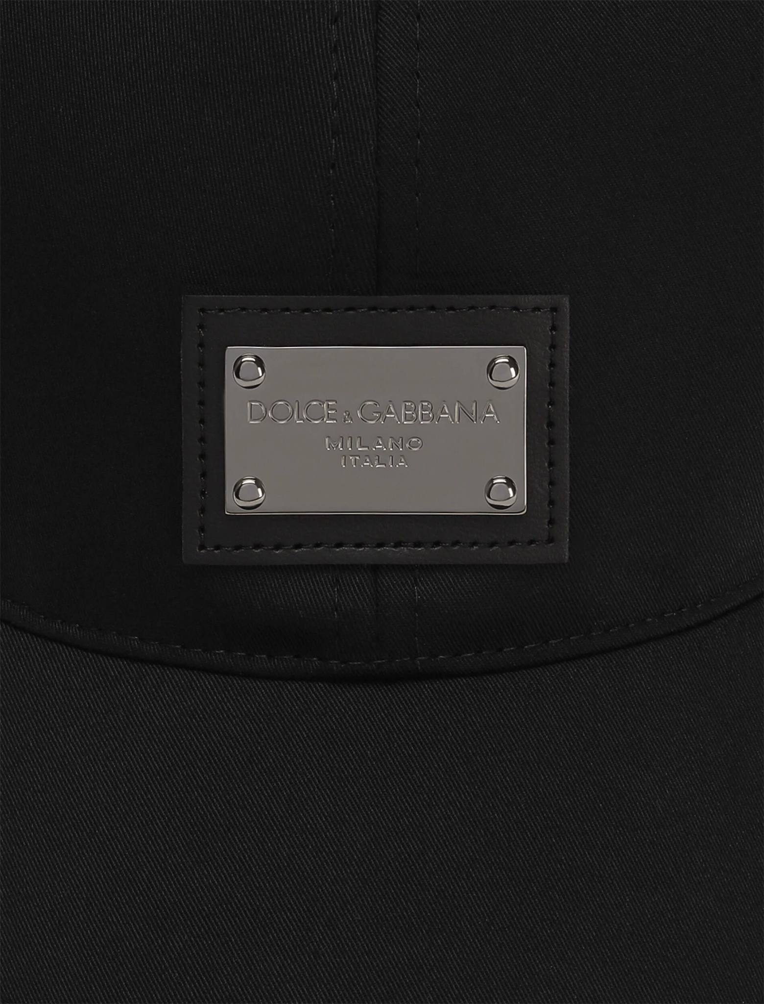 Plaque cotton baseball cap