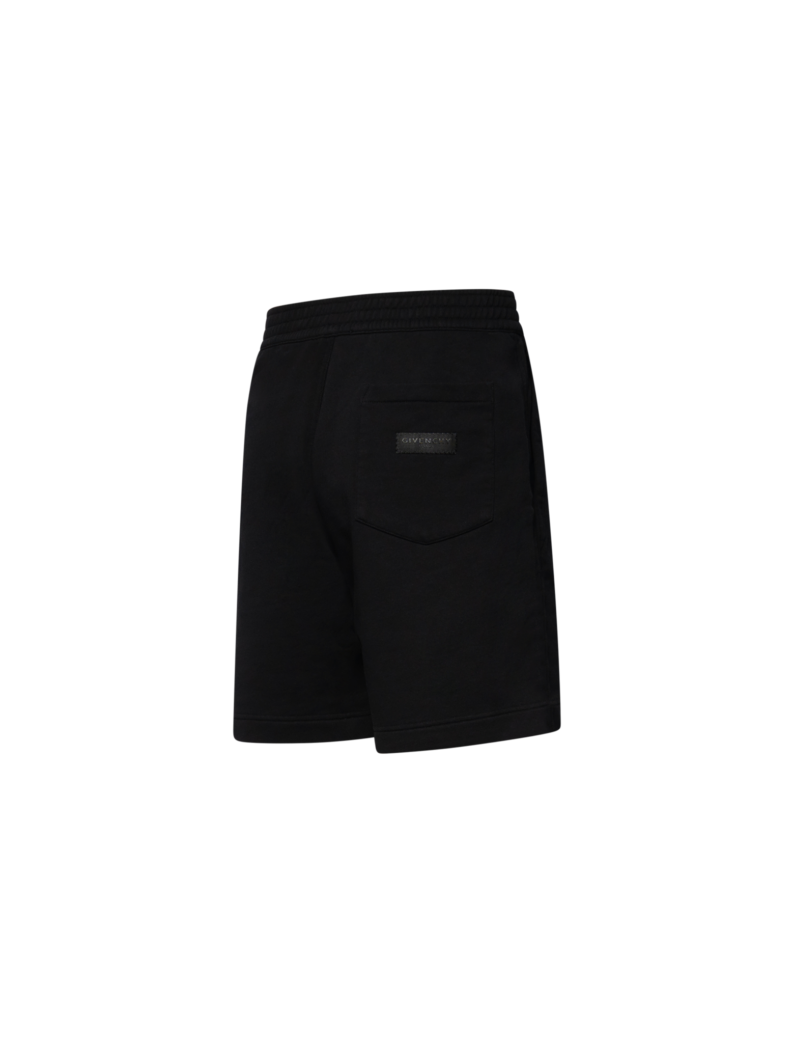 Logo Gros grain plaque shorts