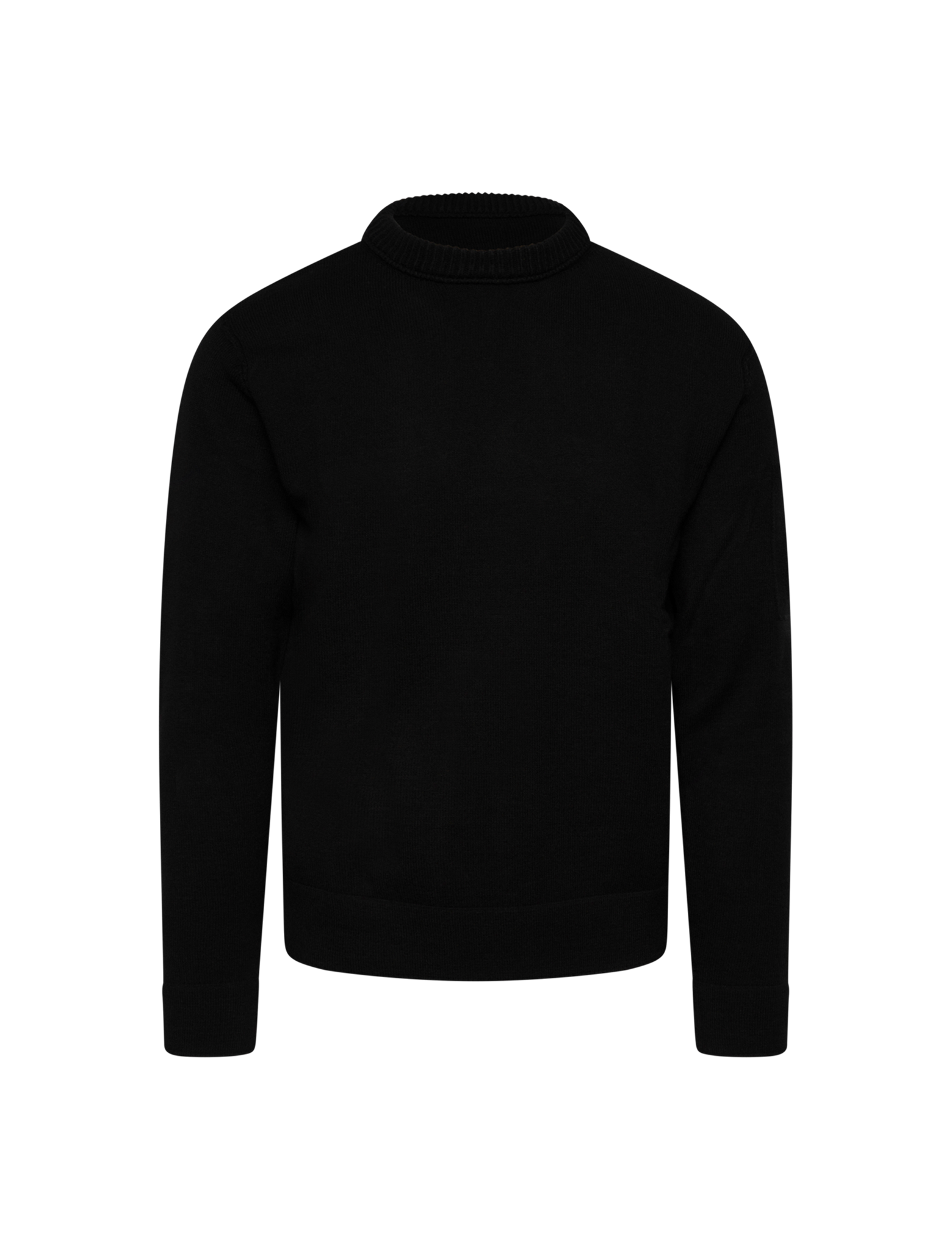 Crew neck stretch knitwear