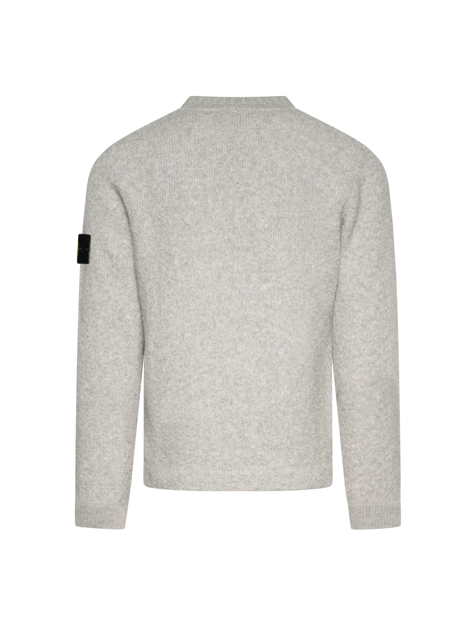 Crewneck brushed wool jumper