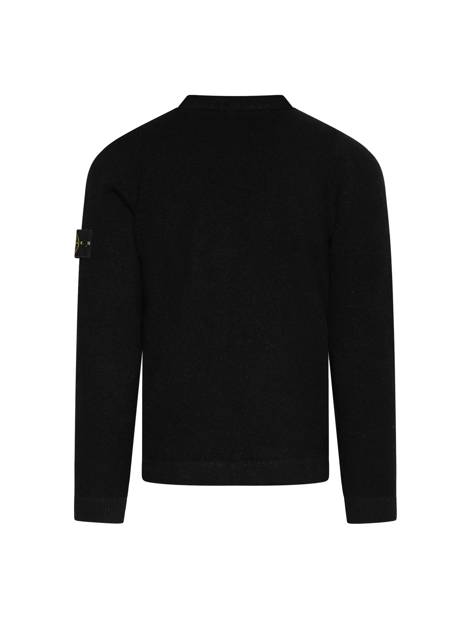 Crewneck brushed wool jumper